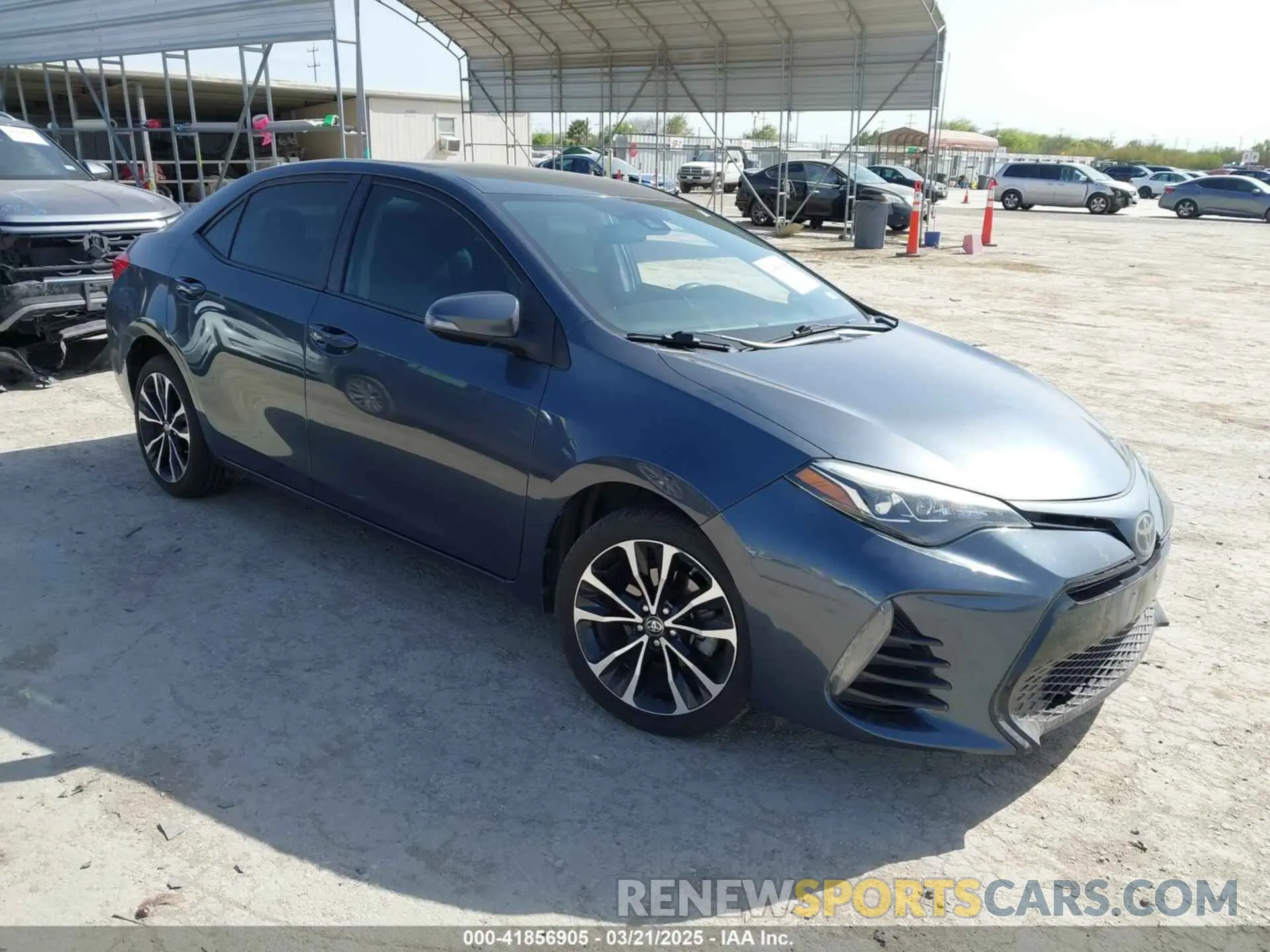 1 Photograph of a damaged car 5YFBURHE9KP910059 TOYOTA COROLLA 2019