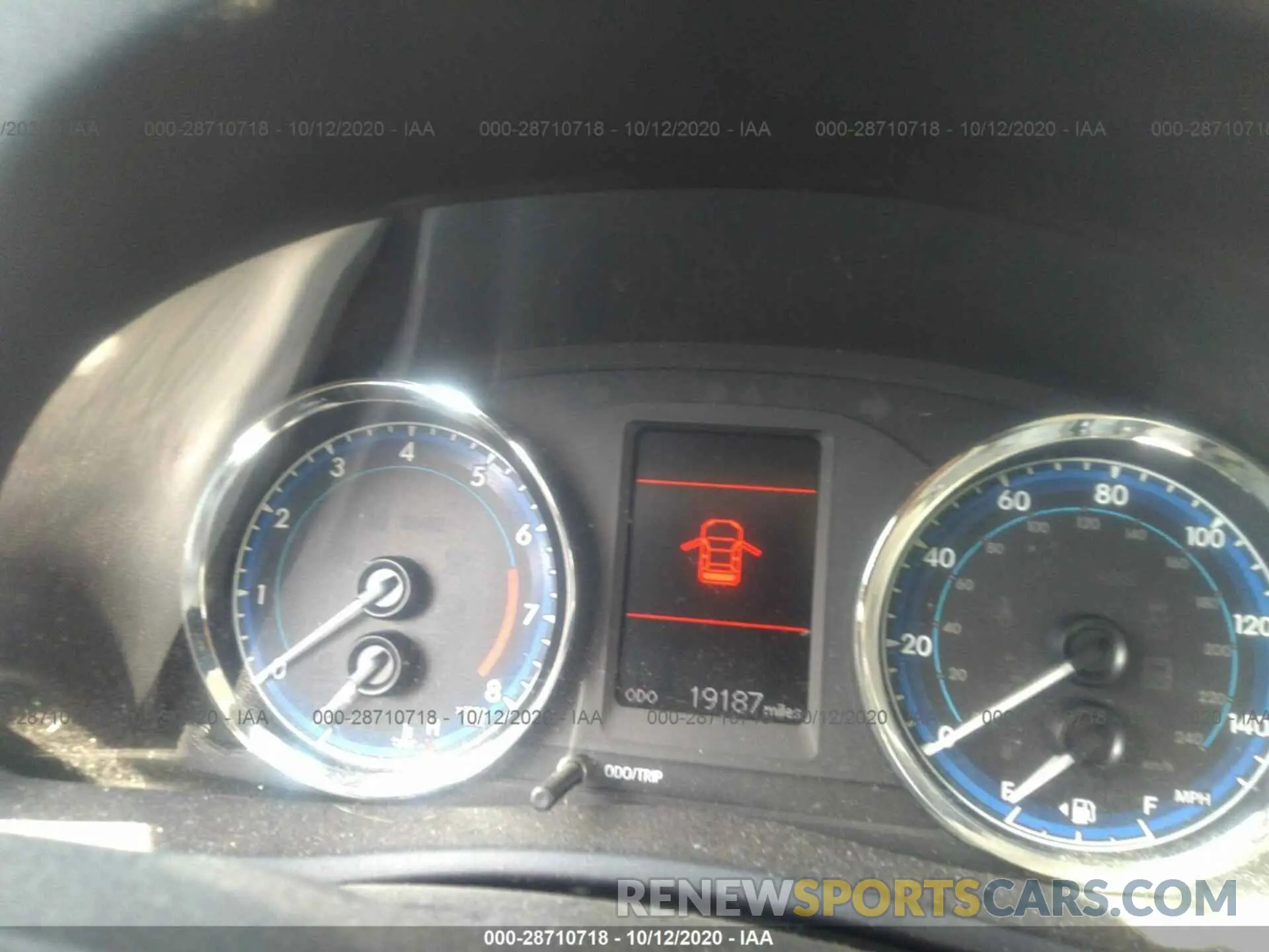 7 Photograph of a damaged car 5YFBURHE9KP915701 TOYOTA COROLLA 2019