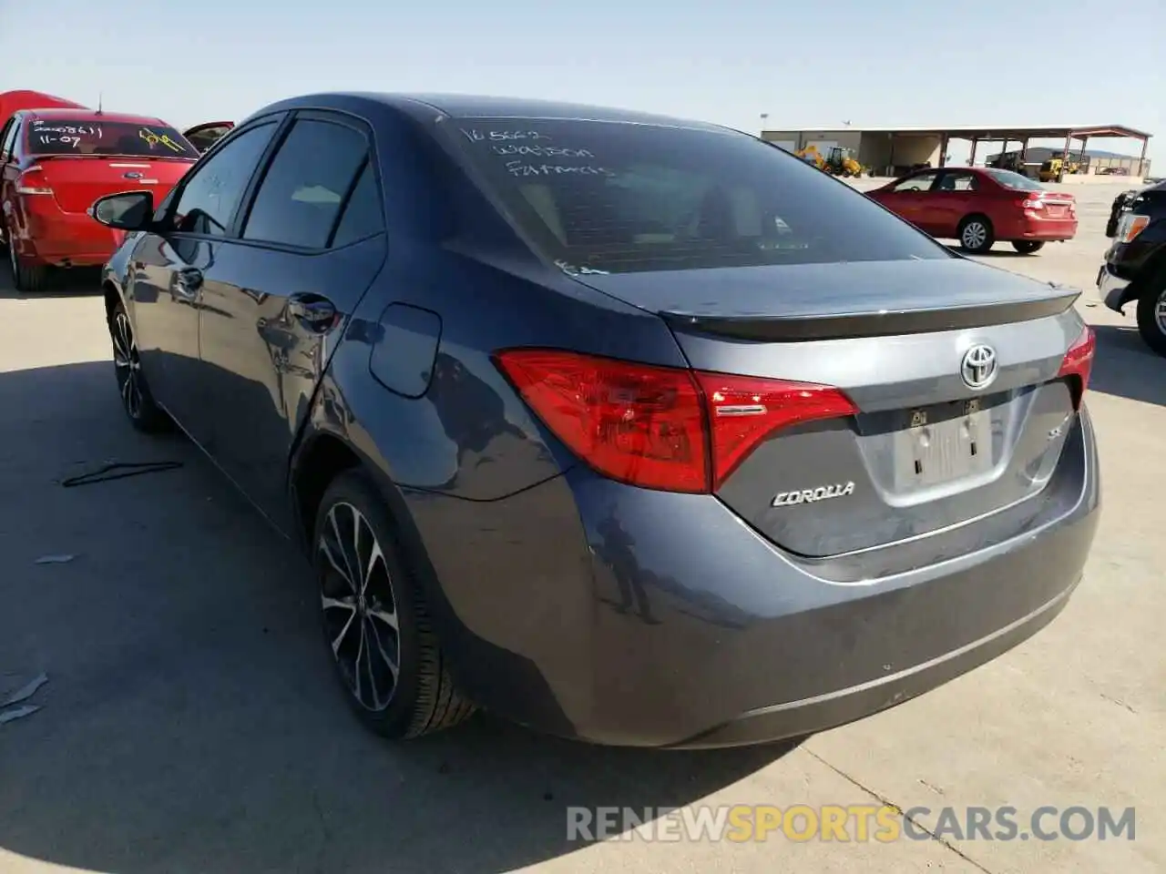 3 Photograph of a damaged car 5YFBURHE9KP916394 TOYOTA COROLLA 2019