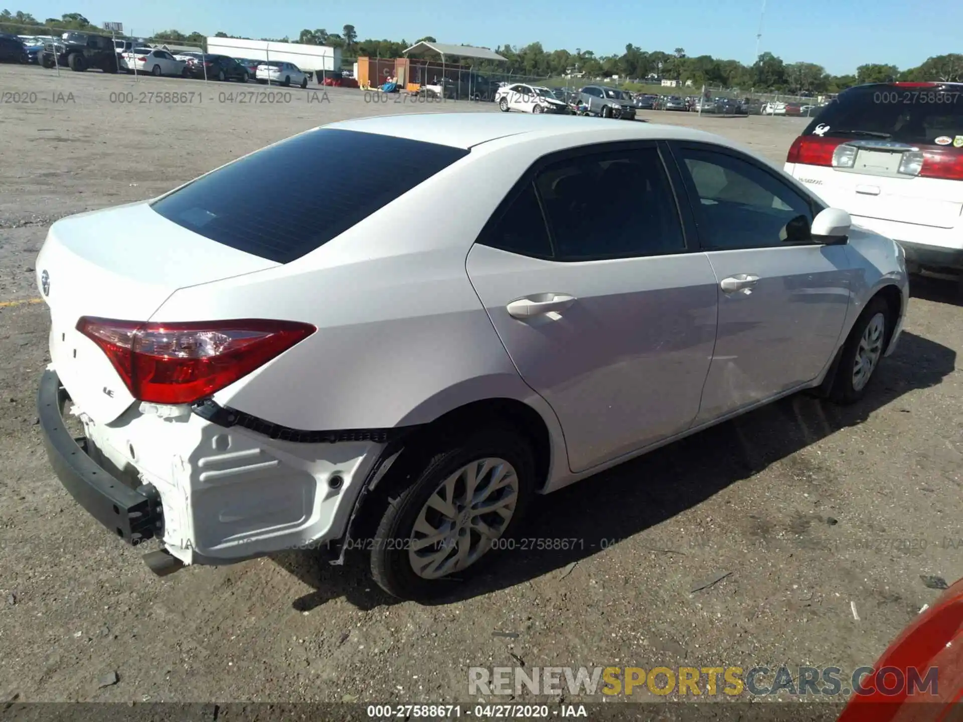 4 Photograph of a damaged car 5YFBURHE9KP916928 TOYOTA COROLLA 2019