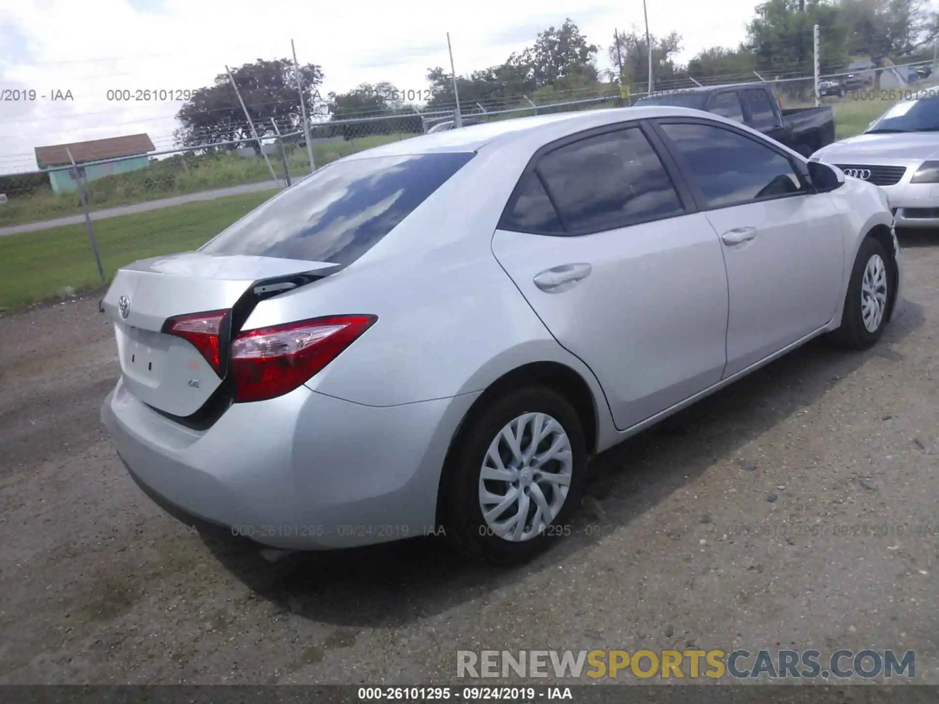 4 Photograph of a damaged car 5YFBURHE9KP917948 TOYOTA COROLLA 2019