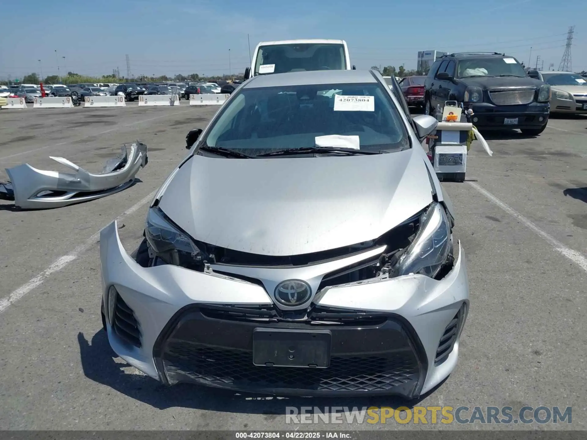12 Photograph of a damaged car 5YFBURHE9KP917996 TOYOTA COROLLA 2019