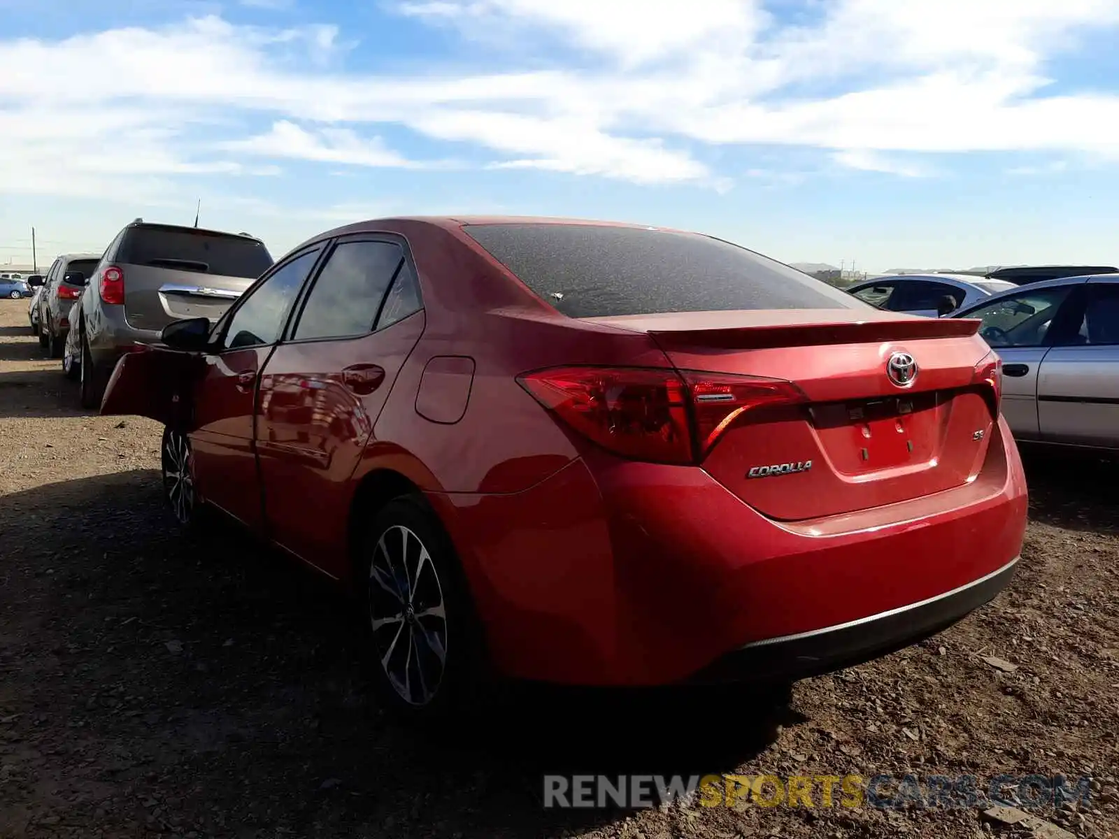 3 Photograph of a damaged car 5YFBURHE9KP918372 TOYOTA COROLLA 2019