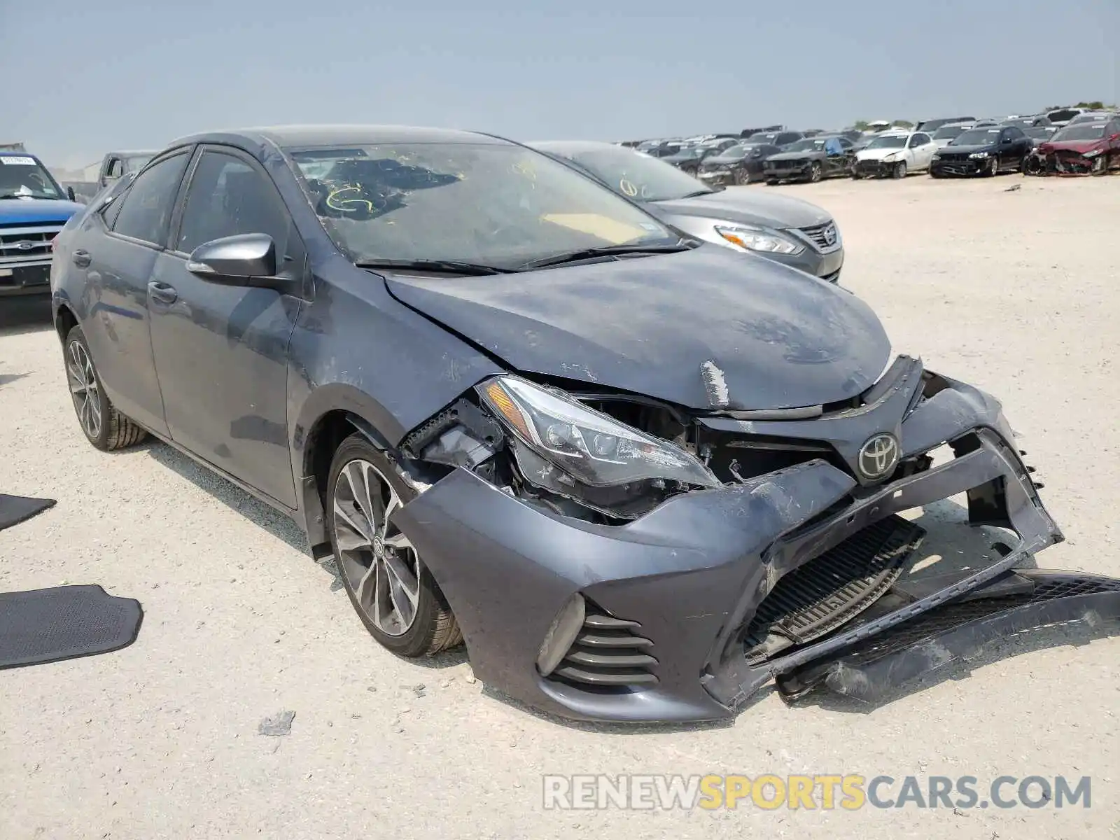 1 Photograph of a damaged car 5YFBURHE9KP918436 TOYOTA COROLLA 2019