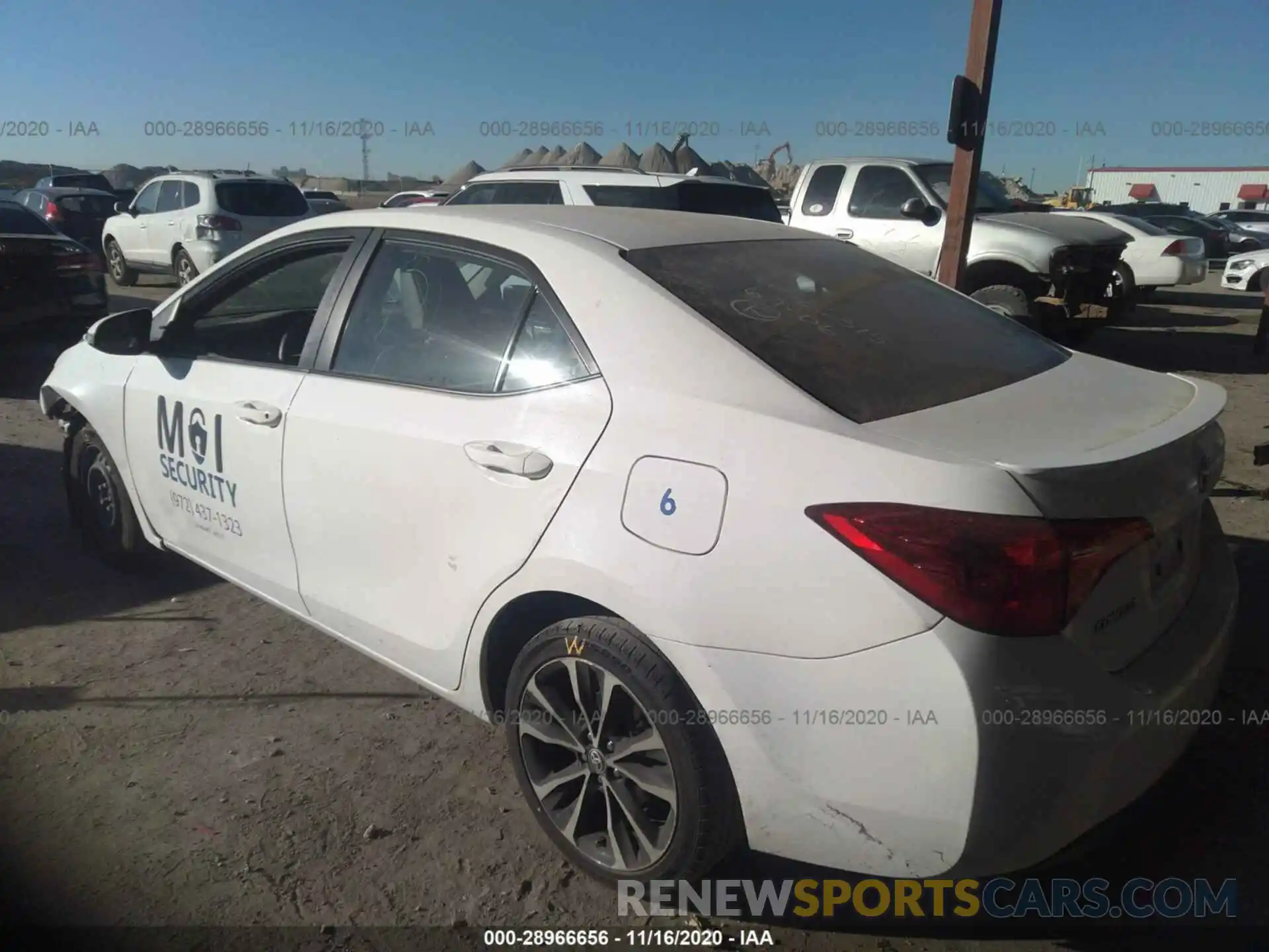 3 Photograph of a damaged car 5YFBURHE9KP920445 TOYOTA COROLLA 2019