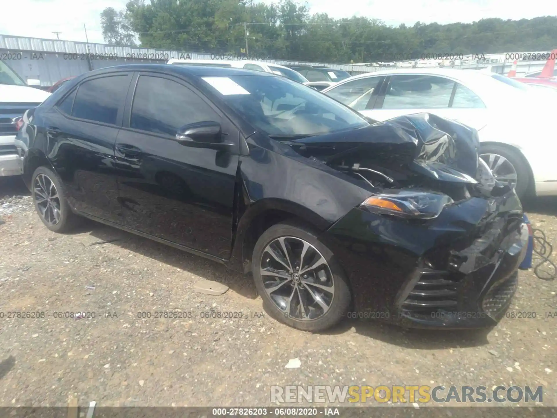 1 Photograph of a damaged car 5YFBURHE9KP925936 TOYOTA COROLLA 2019