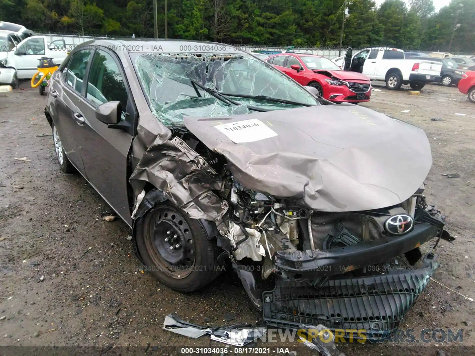 6 Photograph of a damaged car 5YFBURHE9KP927492 TOYOTA COROLLA 2019