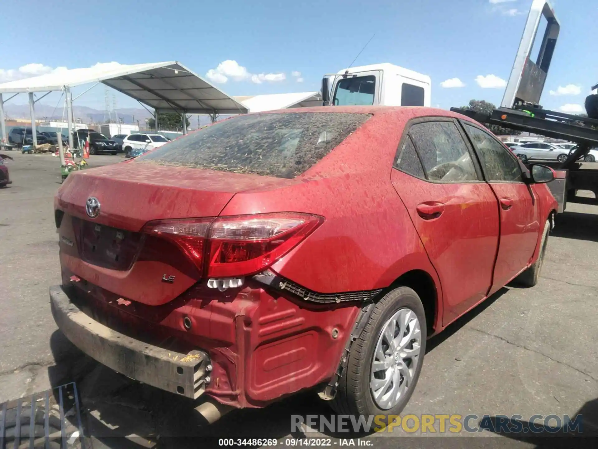 4 Photograph of a damaged car 5YFBURHE9KP929341 TOYOTA COROLLA 2019