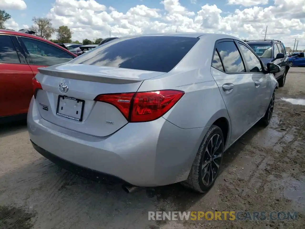 4 Photograph of a damaged car 5YFBURHE9KP931297 TOYOTA COROLLA 2019