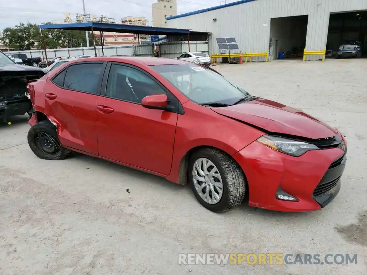 4 Photograph of a damaged car 5YFBURHE9KP931543 TOYOTA COROLLA 2019