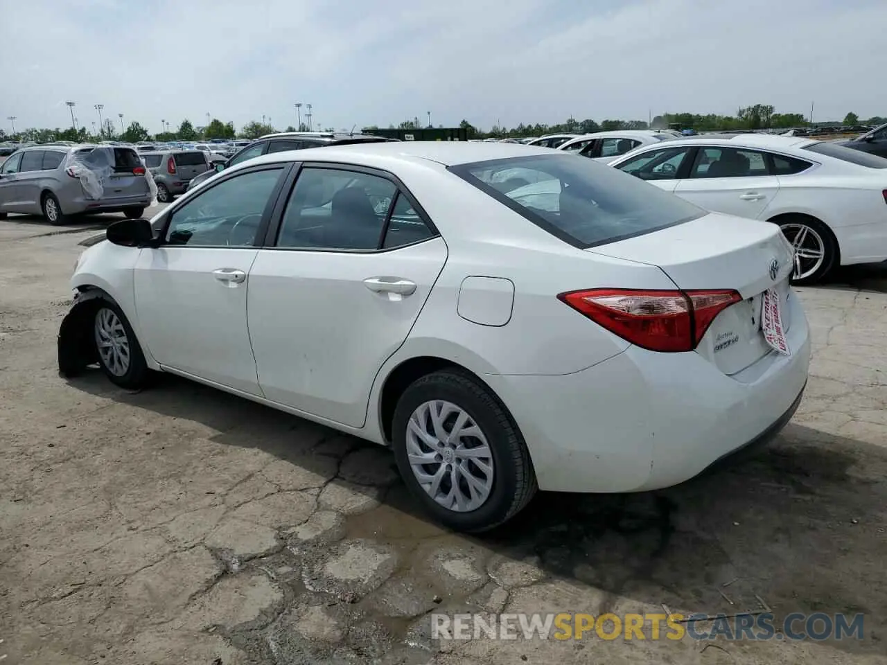 2 Photograph of a damaged car 5YFBURHE9KP932403 TOYOTA COROLLA 2019