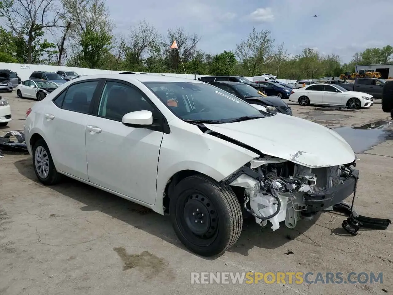 4 Photograph of a damaged car 5YFBURHE9KP932403 TOYOTA COROLLA 2019