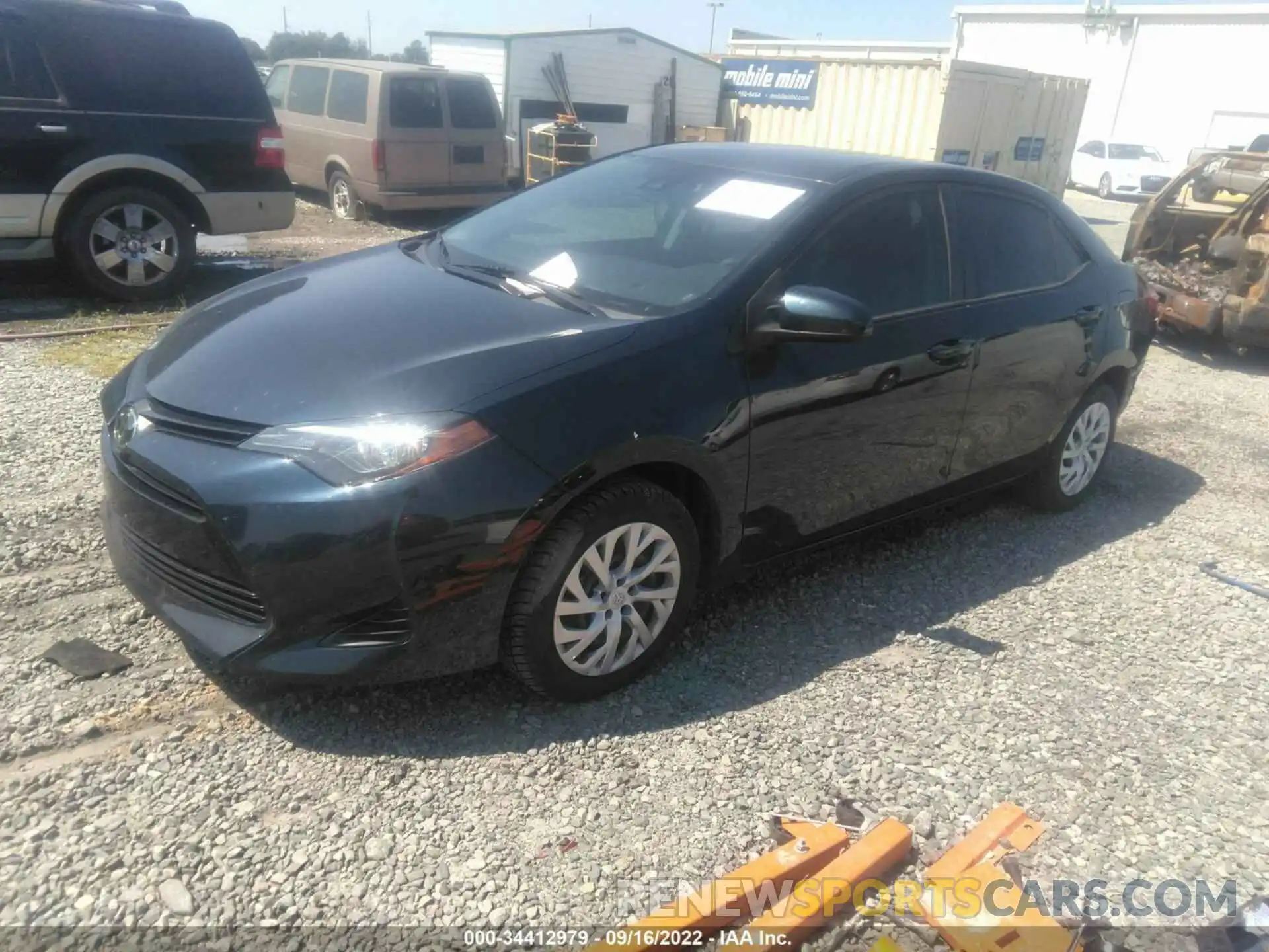 2 Photograph of a damaged car 5YFBURHE9KP932658 TOYOTA COROLLA 2019