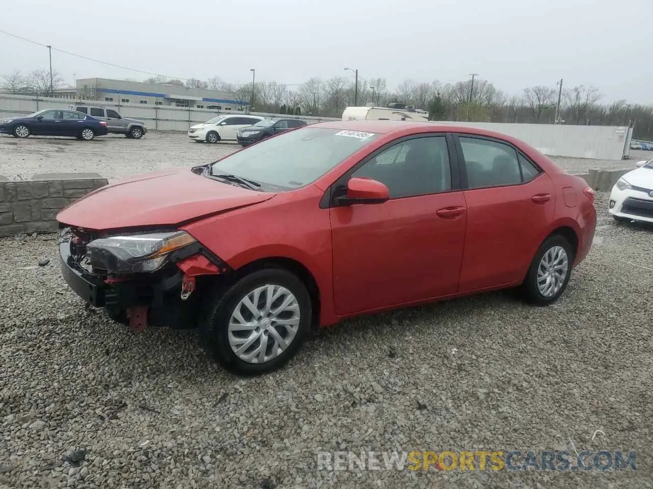1 Photograph of a damaged car 5YFBURHE9KP932885 TOYOTA COROLLA 2019