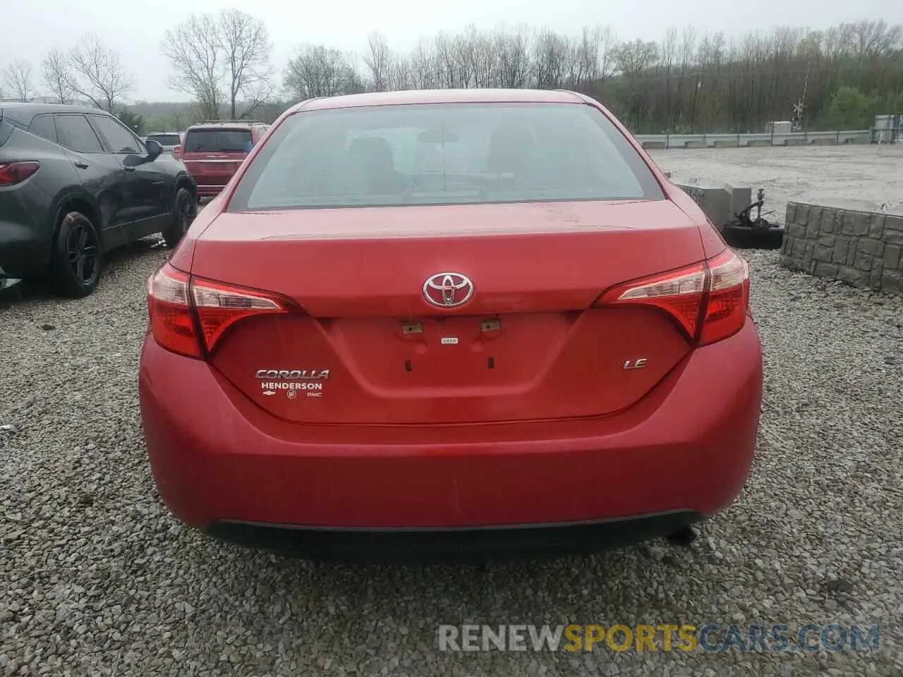 6 Photograph of a damaged car 5YFBURHE9KP932885 TOYOTA COROLLA 2019