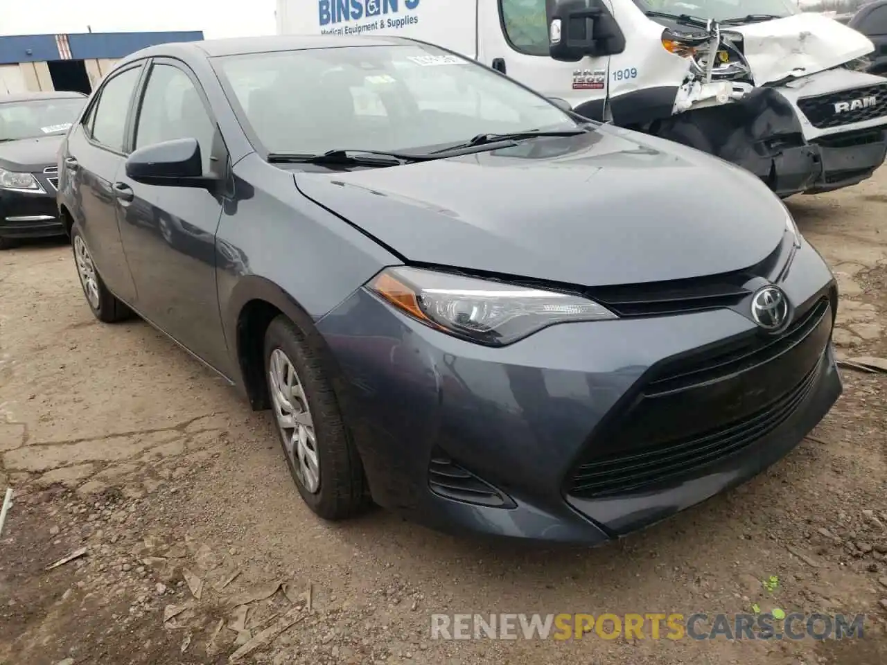 1 Photograph of a damaged car 5YFBURHE9KP936774 TOYOTA COROLLA 2019