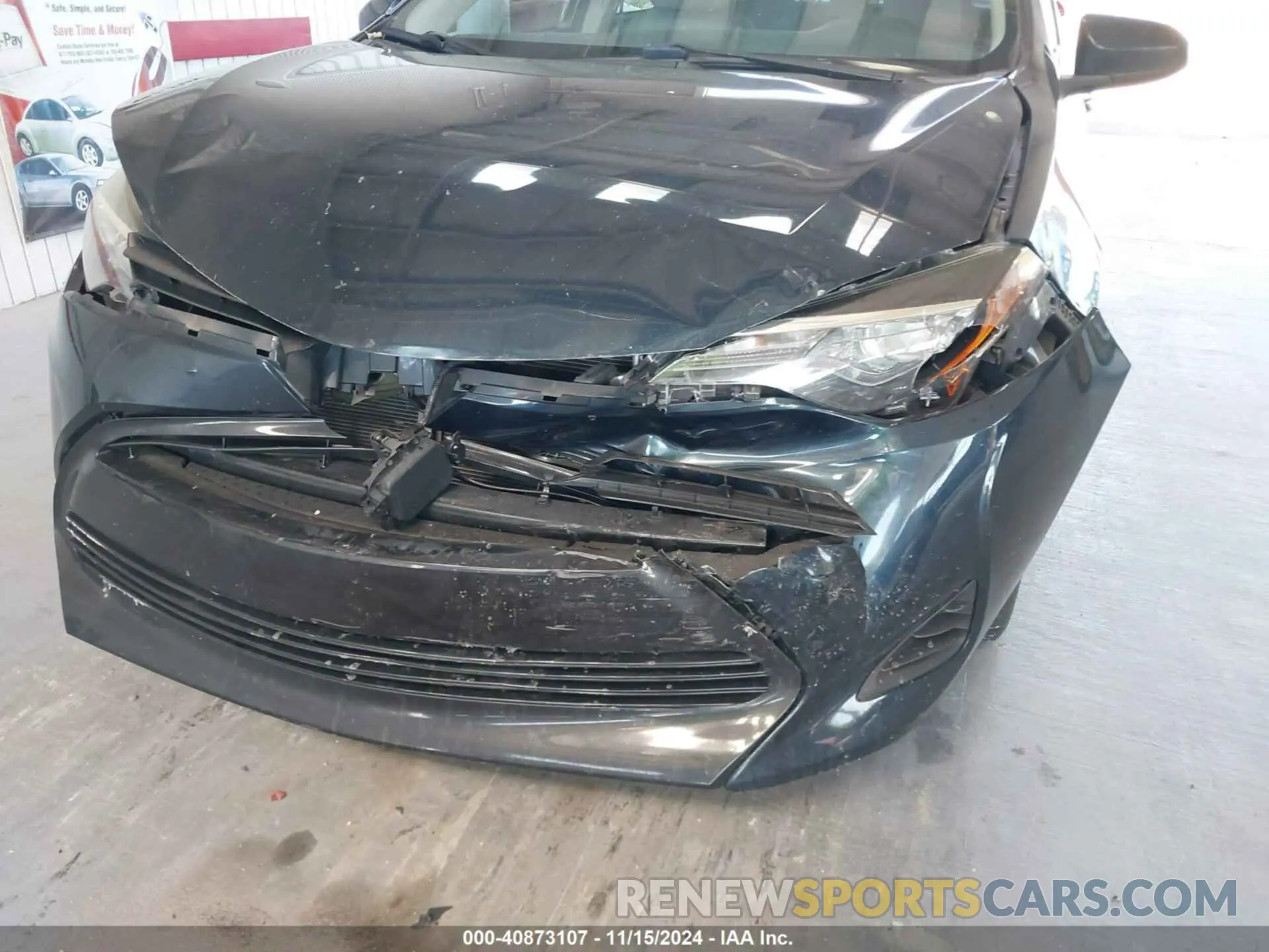 6 Photograph of a damaged car 5YFBURHE9KP936838 TOYOTA COROLLA 2019