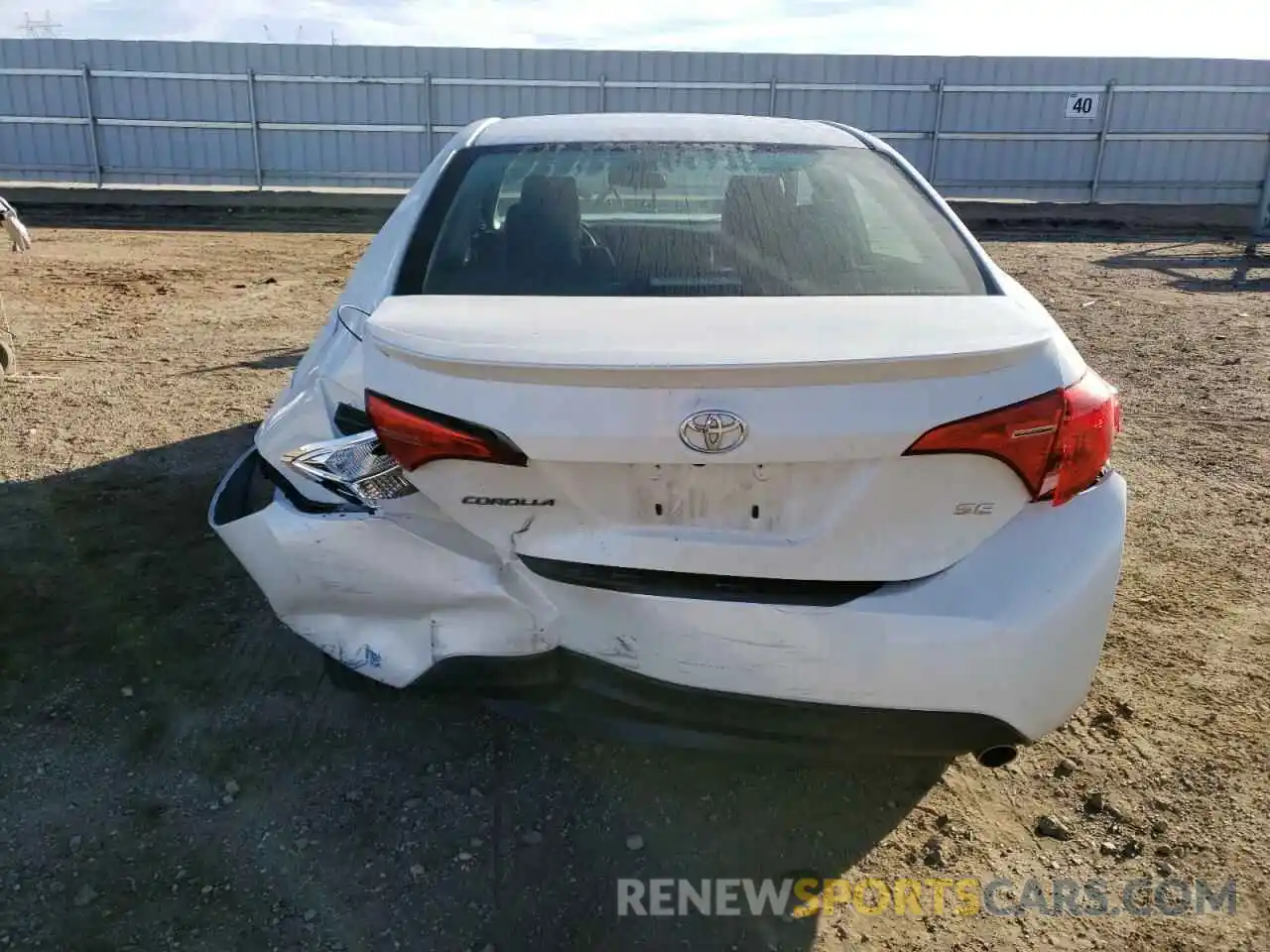 6 Photograph of a damaged car 5YFBURHE9KP938332 TOYOTA COROLLA 2019