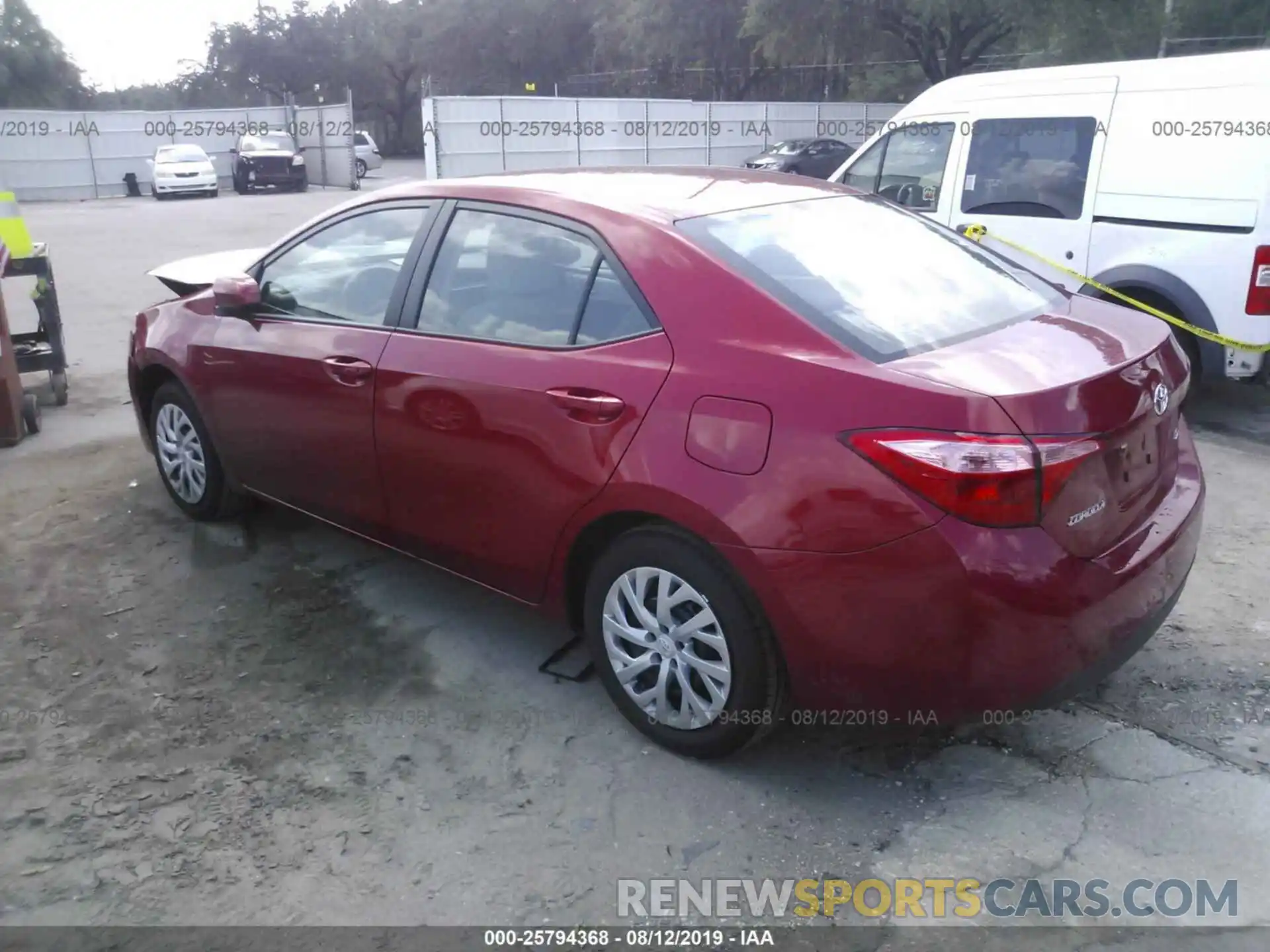 3 Photograph of a damaged car 5YFBURHE9KP938721 TOYOTA COROLLA 2019