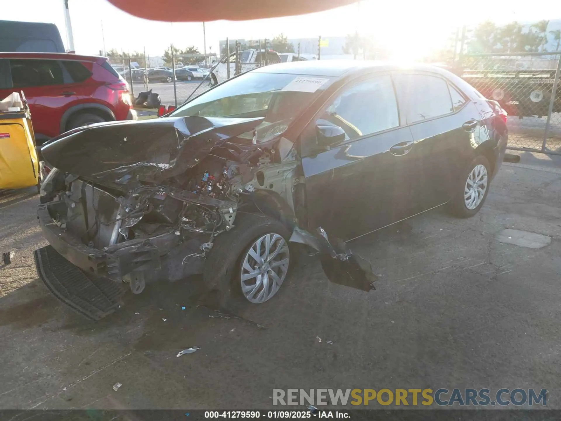 2 Photograph of a damaged car 5YFBURHE9KP939125 TOYOTA COROLLA 2019