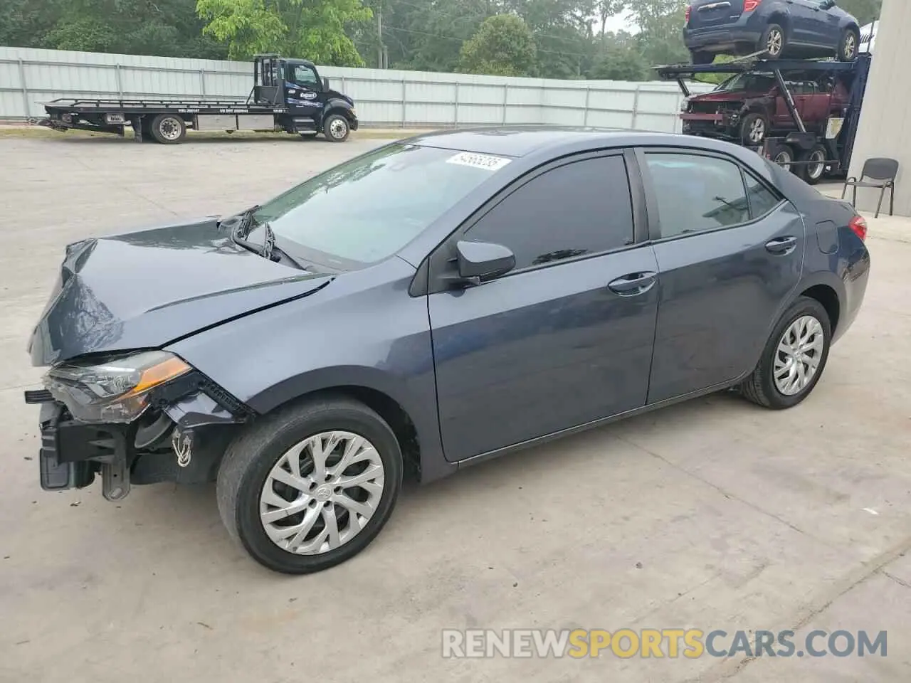 1 Photograph of a damaged car 5YFBURHE9KP941327 TOYOTA COROLLA 2019