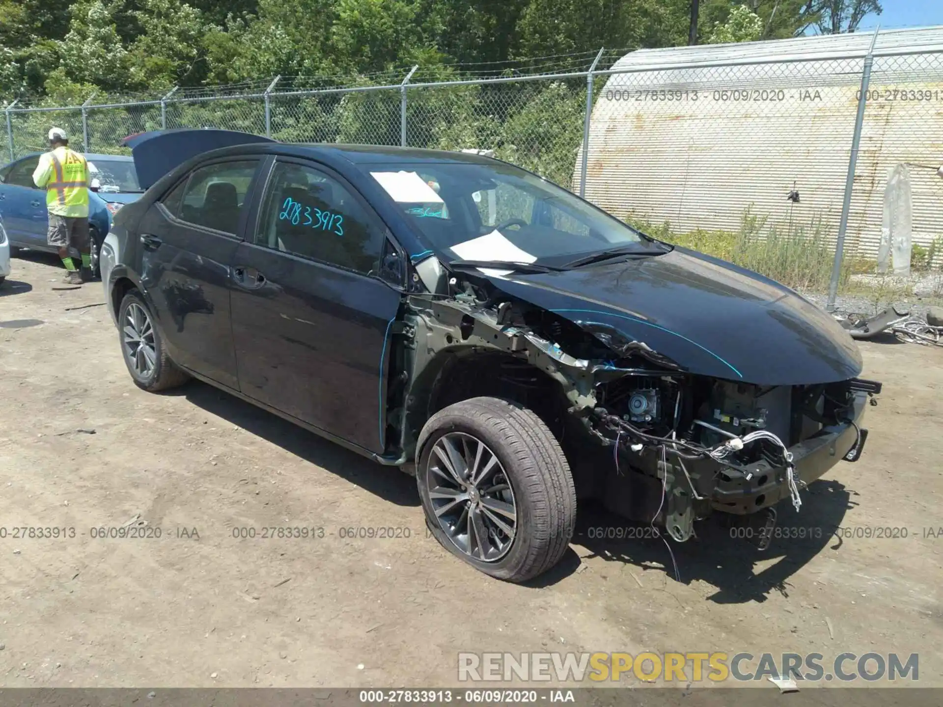 1 Photograph of a damaged car 5YFBURHE9KP941960 TOYOTA COROLLA 2019