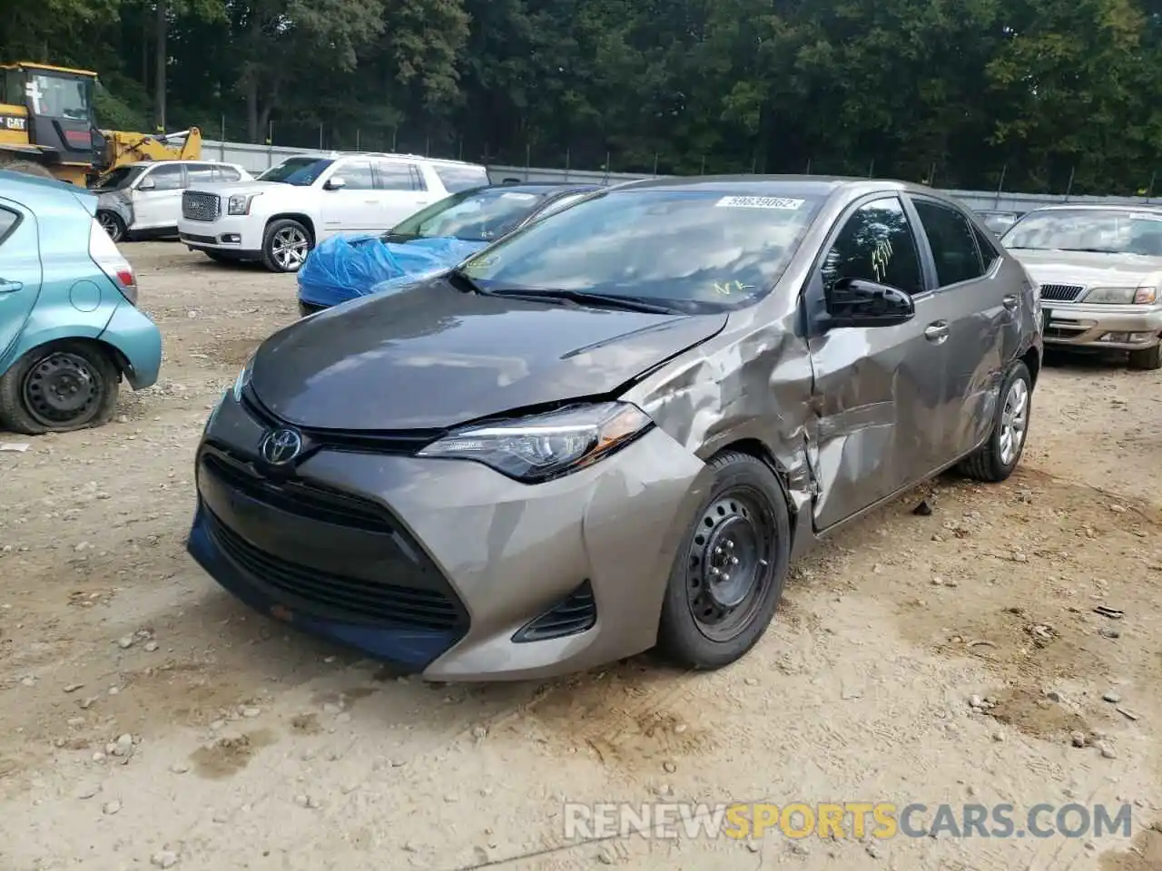 2 Photograph of a damaged car 5YFBURHE9KP943935 TOYOTA COROLLA 2019