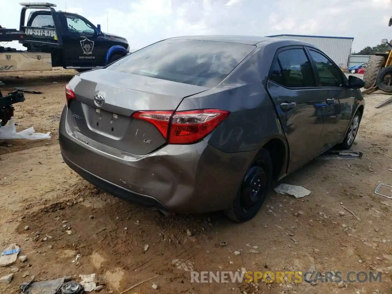 4 Photograph of a damaged car 5YFBURHE9KP943935 TOYOTA COROLLA 2019