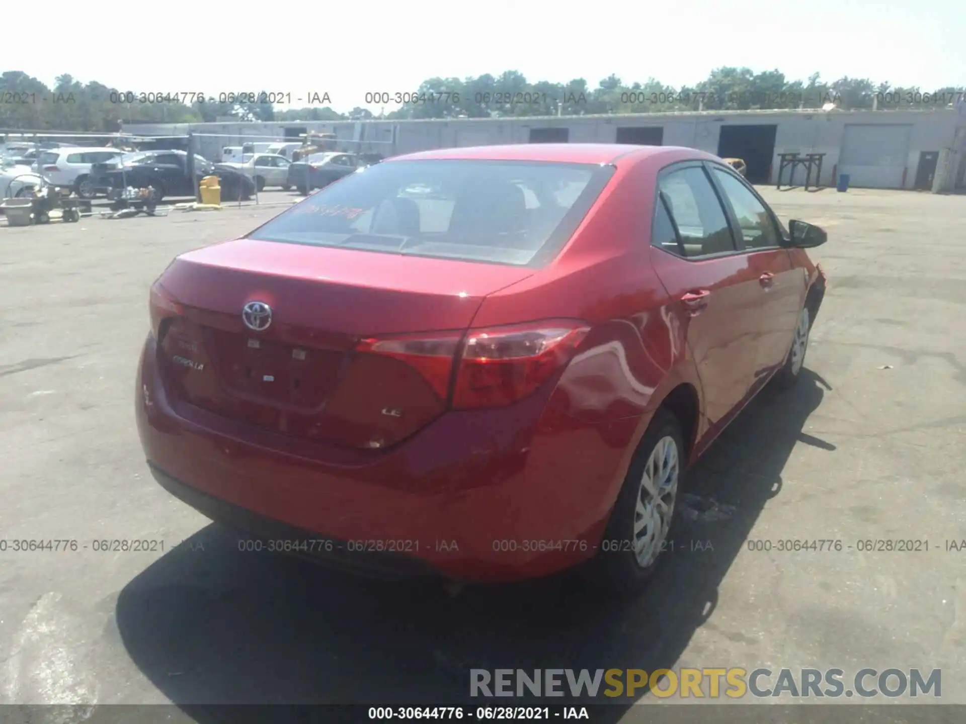 4 Photograph of a damaged car 5YFBURHE9KP944342 TOYOTA COROLLA 2019