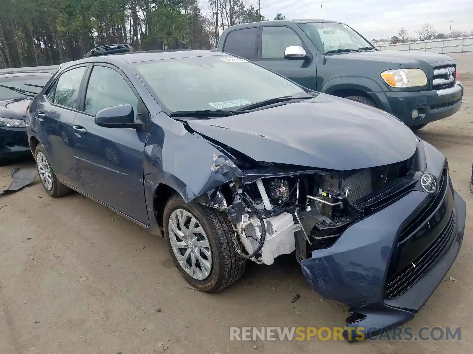 1 Photograph of a damaged car 5YFBURHE9KP948049 TOYOTA COROLLA 2019