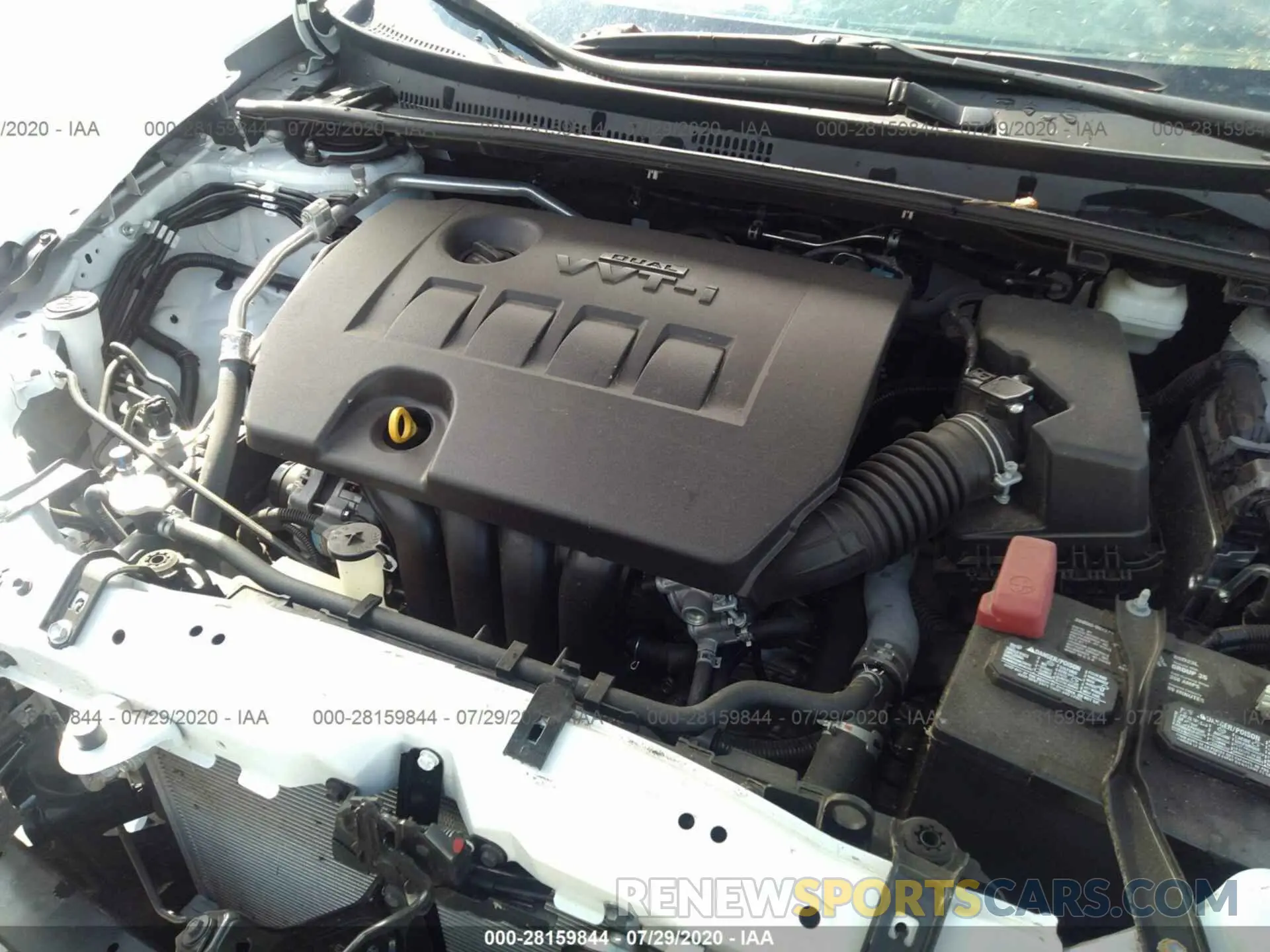 10 Photograph of a damaged car 5YFBURHEXKP857467 TOYOTA COROLLA 2019