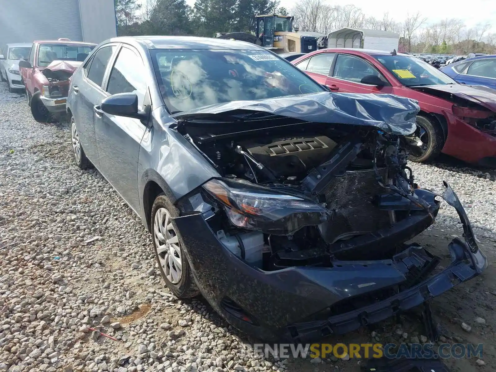 1 Photograph of a damaged car 5YFBURHEXKP861227 TOYOTA COROLLA 2019