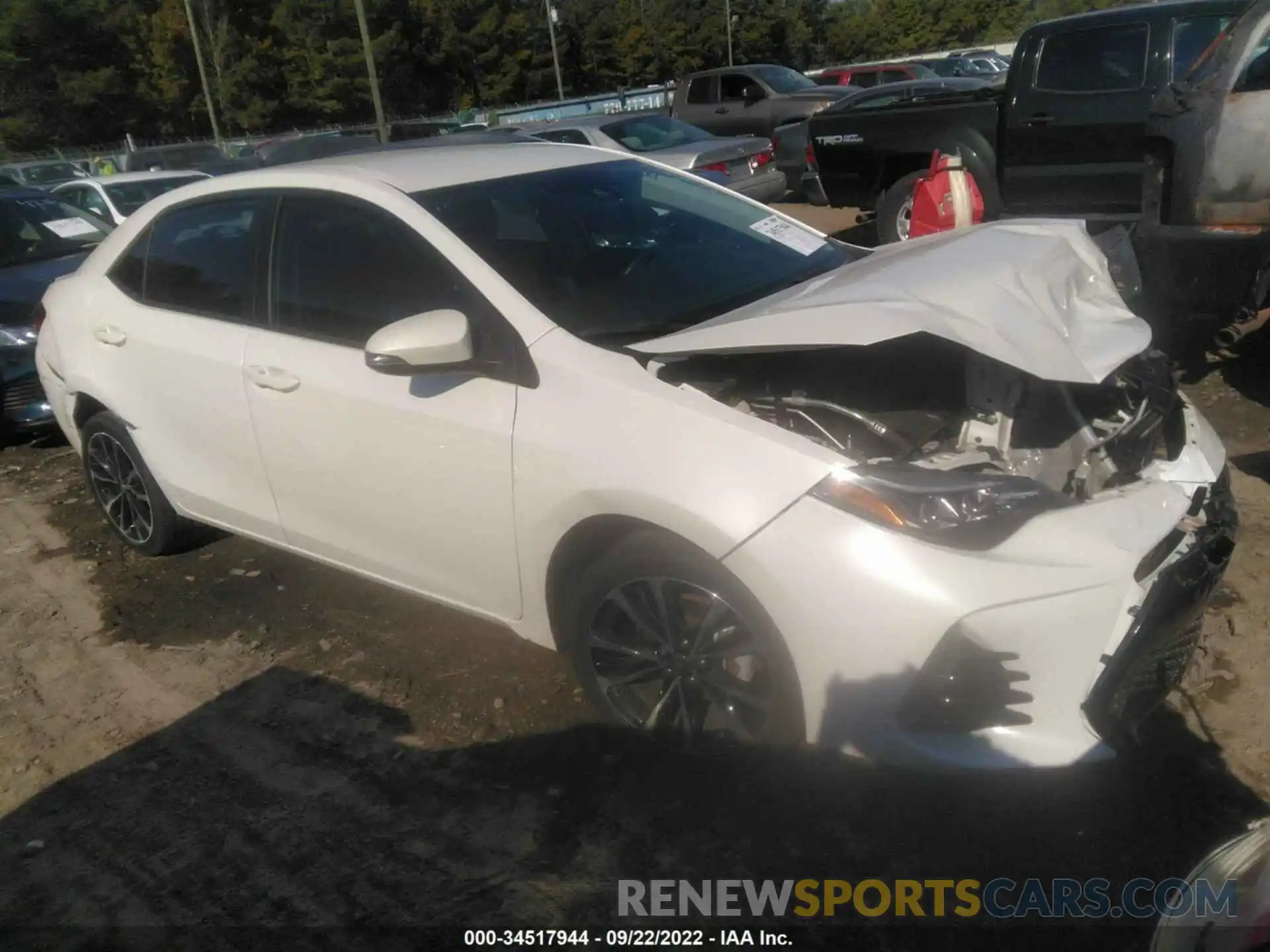 1 Photograph of a damaged car 5YFBURHEXKP861969 TOYOTA COROLLA 2019