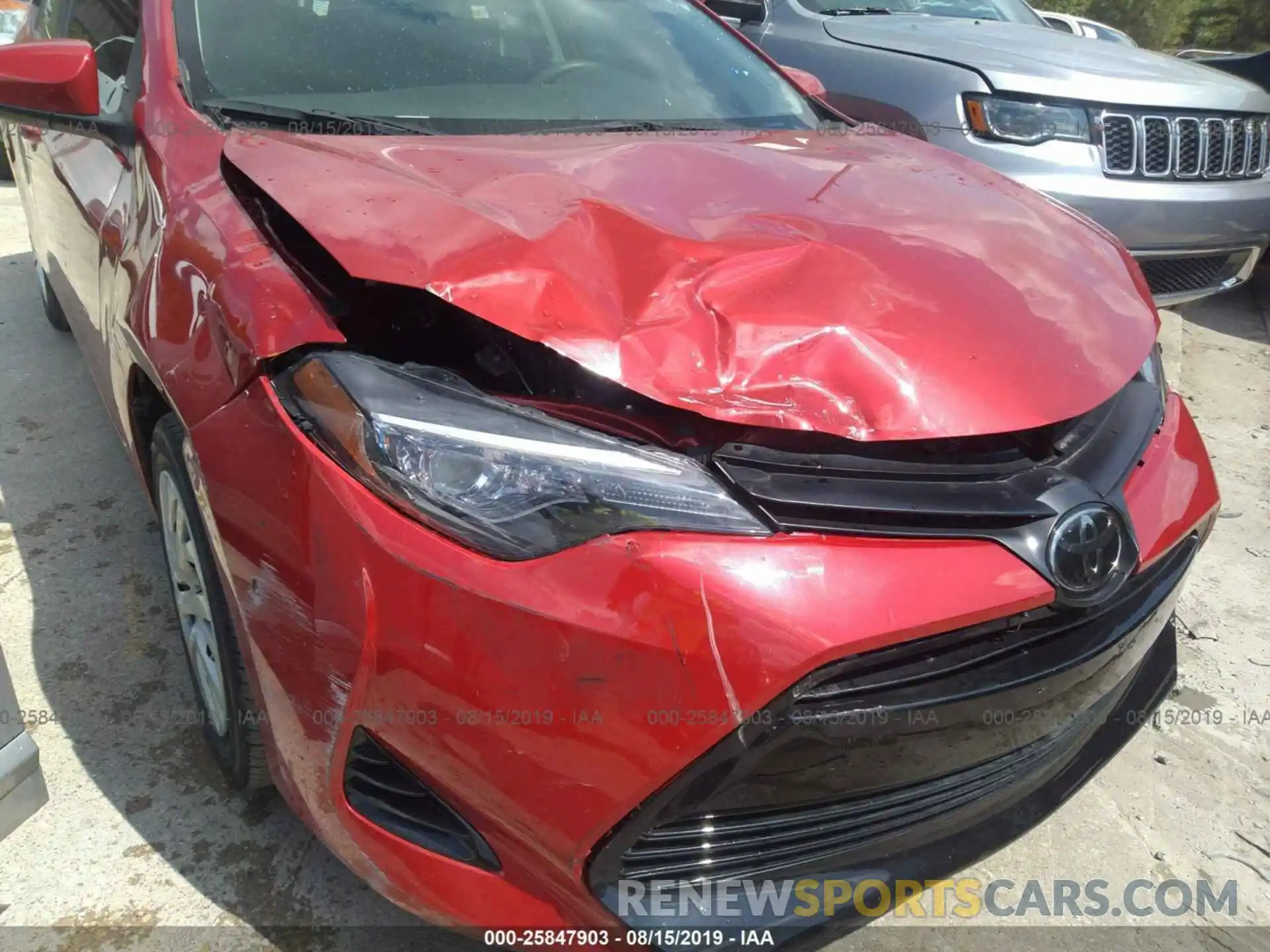 6 Photograph of a damaged car 5YFBURHEXKP863754 TOYOTA COROLLA 2019