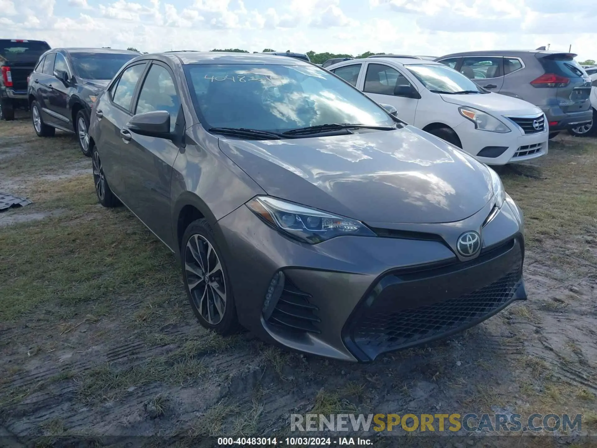 1 Photograph of a damaged car 5YFBURHEXKP865049 TOYOTA COROLLA 2019