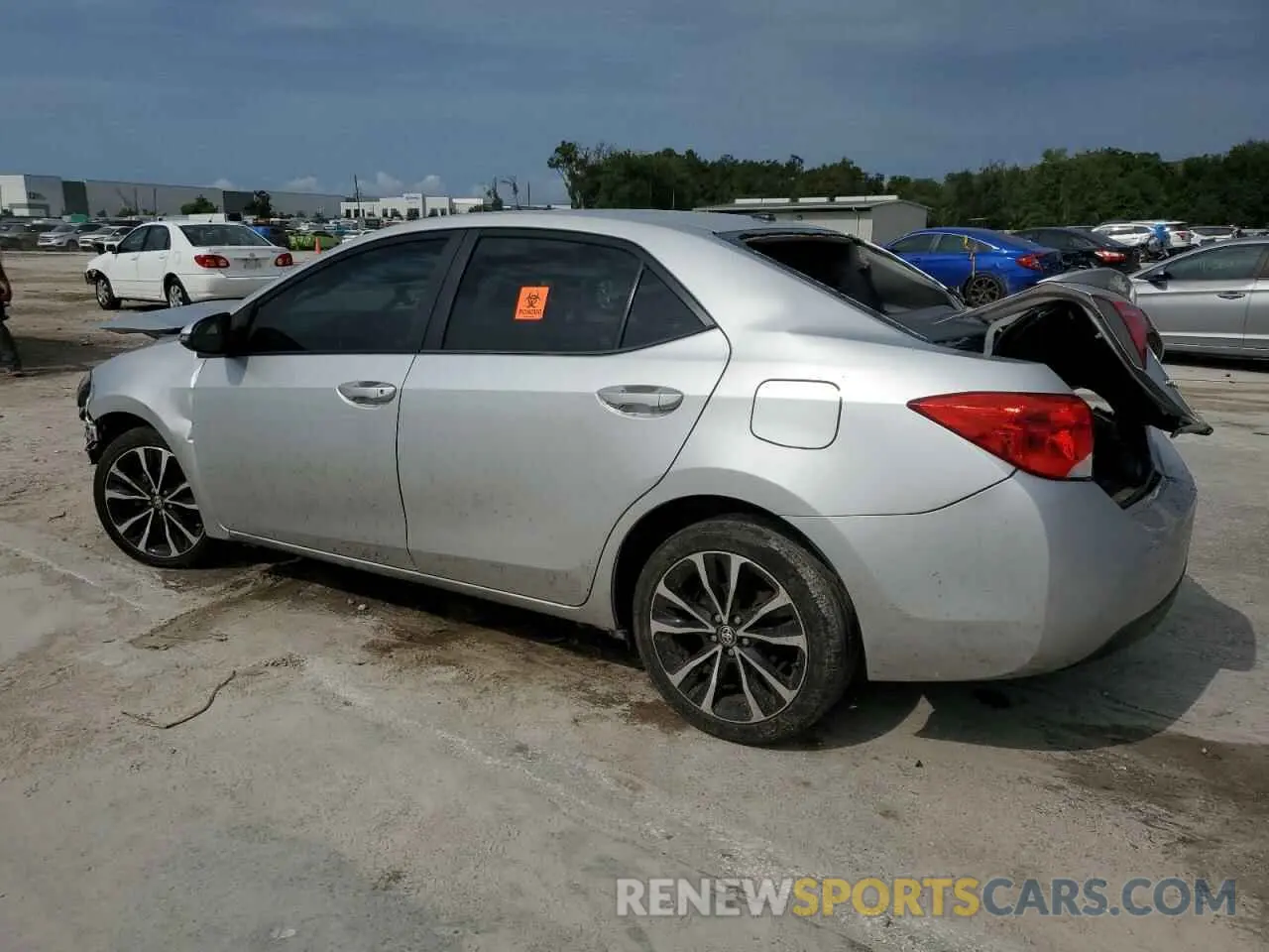 2 Photograph of a damaged car 5YFBURHEXKP865326 TOYOTA COROLLA 2019
