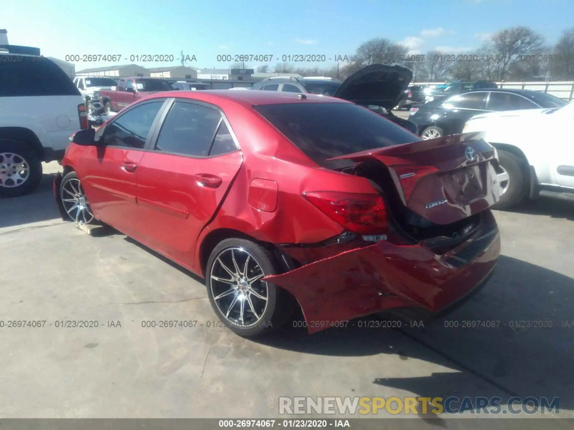 3 Photograph of a damaged car 5YFBURHEXKP868355 TOYOTA COROLLA 2019