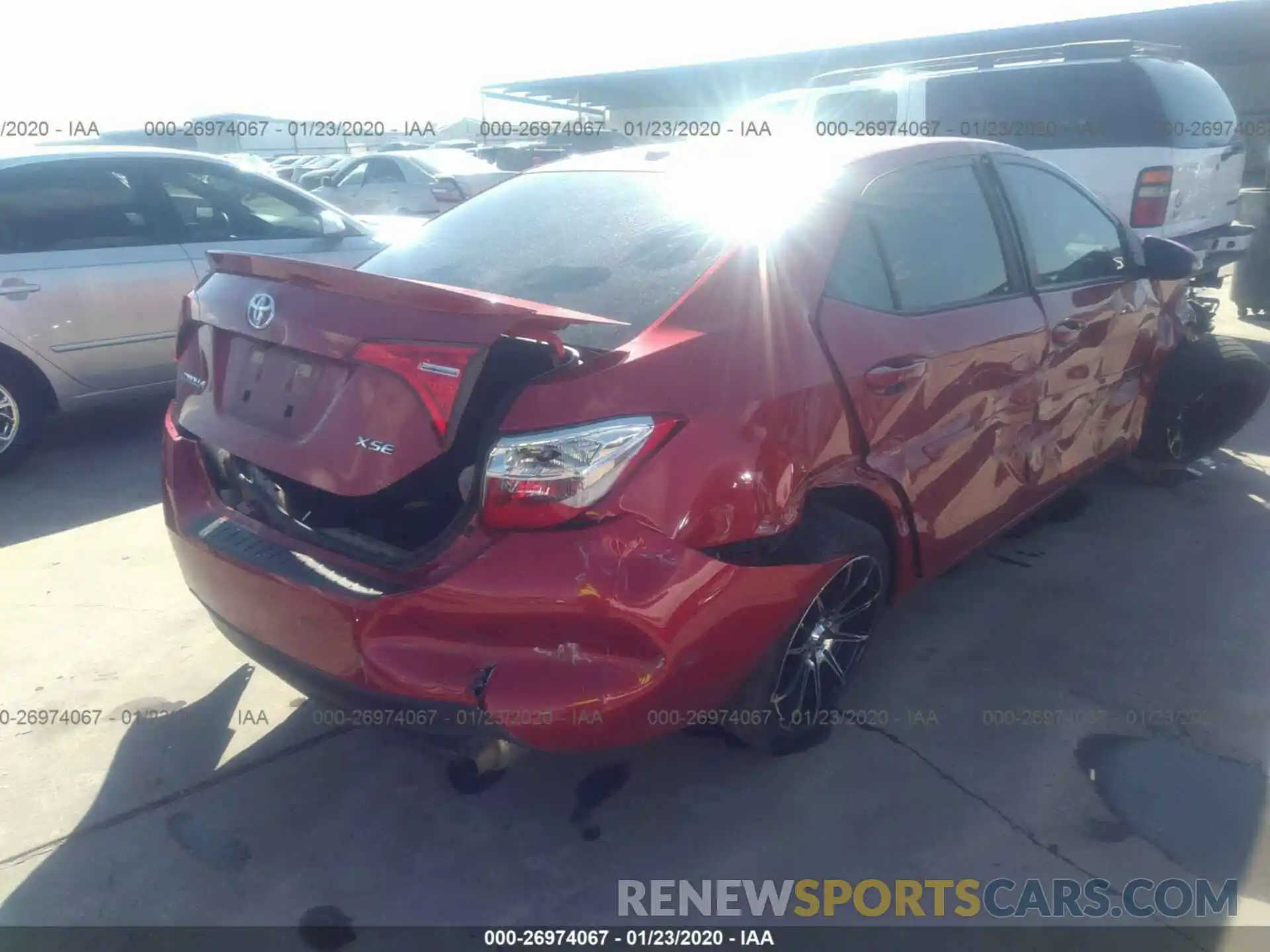 4 Photograph of a damaged car 5YFBURHEXKP868355 TOYOTA COROLLA 2019