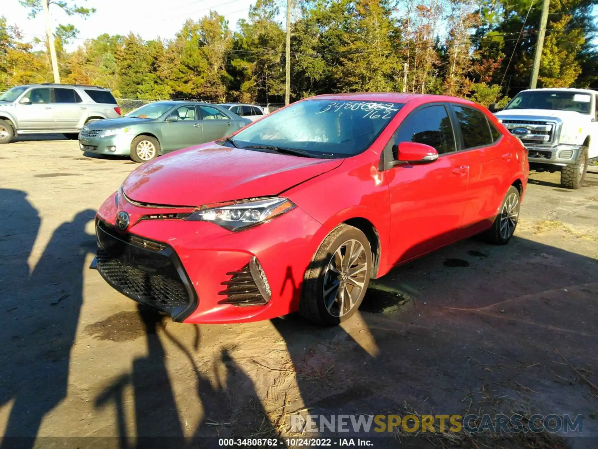 2 Photograph of a damaged car 5YFBURHEXKP868436 TOYOTA COROLLA 2019