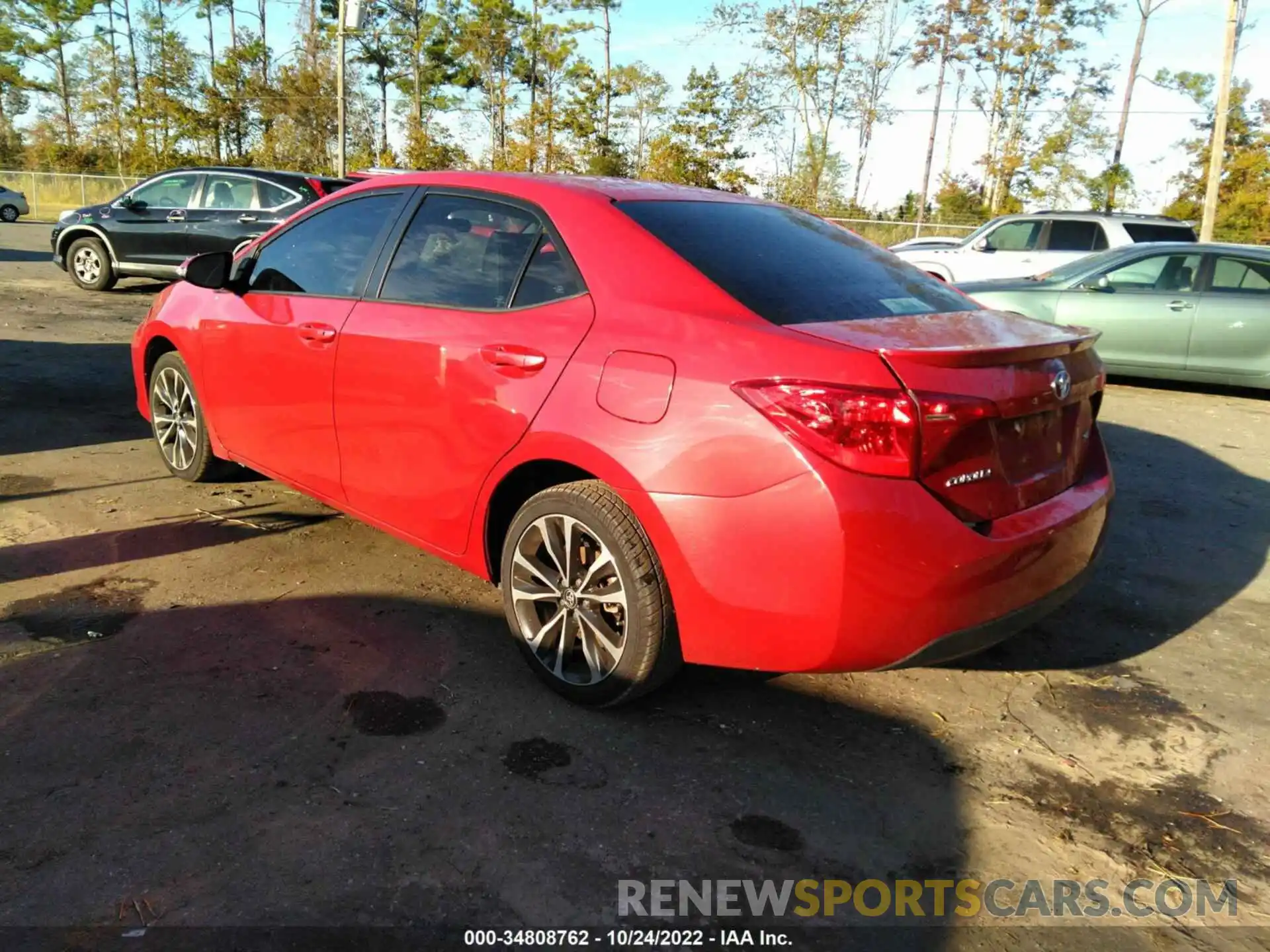 3 Photograph of a damaged car 5YFBURHEXKP868436 TOYOTA COROLLA 2019