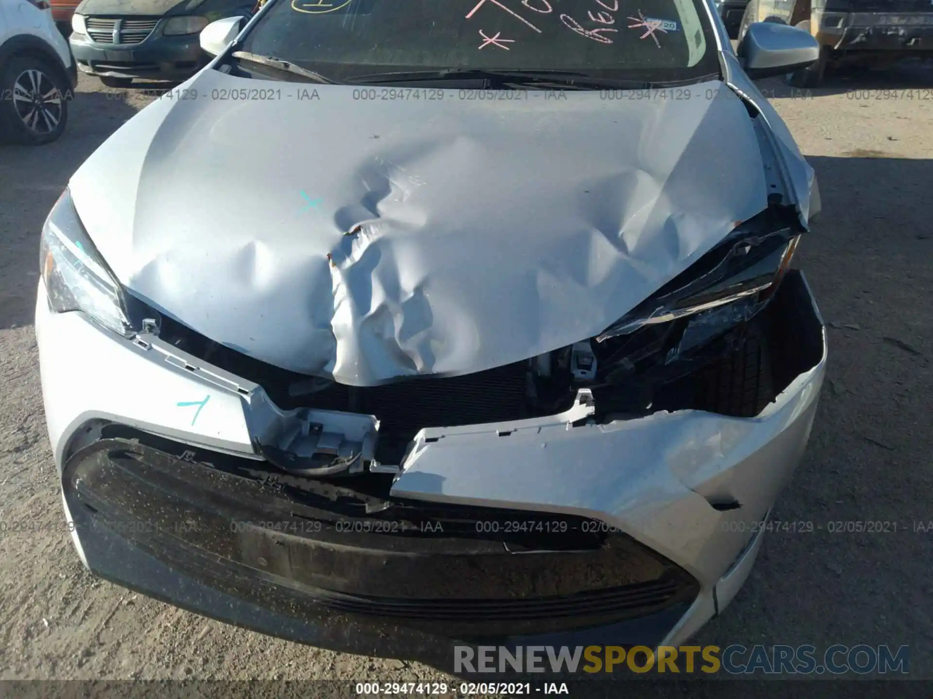 6 Photograph of a damaged car 5YFBURHEXKP868615 TOYOTA COROLLA 2019