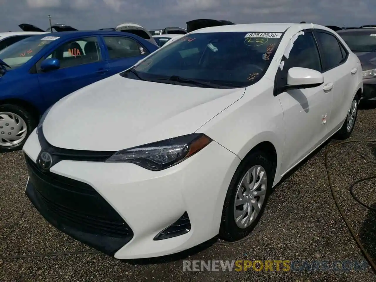 2 Photograph of a damaged car 5YFBURHEXKP870784 TOYOTA COROLLA 2019