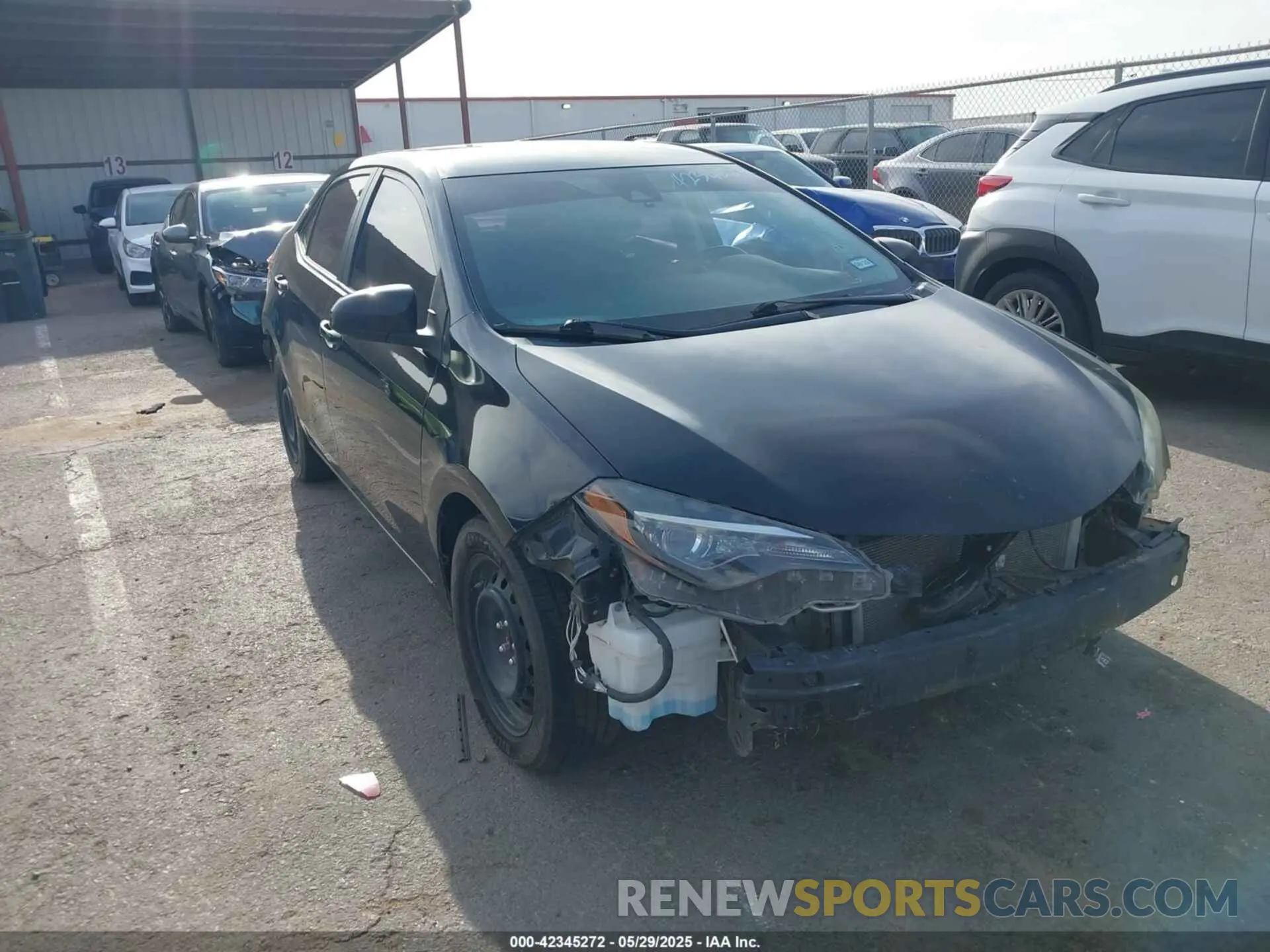1 Photograph of a damaged car 5YFBURHEXKP870803 TOYOTA COROLLA 2019