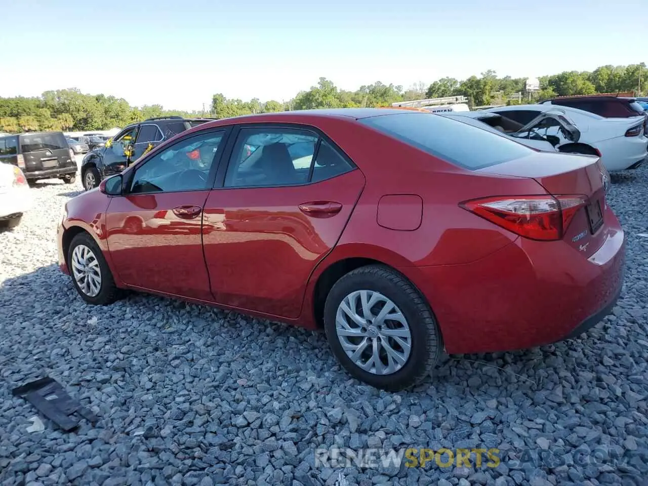 2 Photograph of a damaged car 5YFBURHEXKP872888 TOYOTA COROLLA 2019