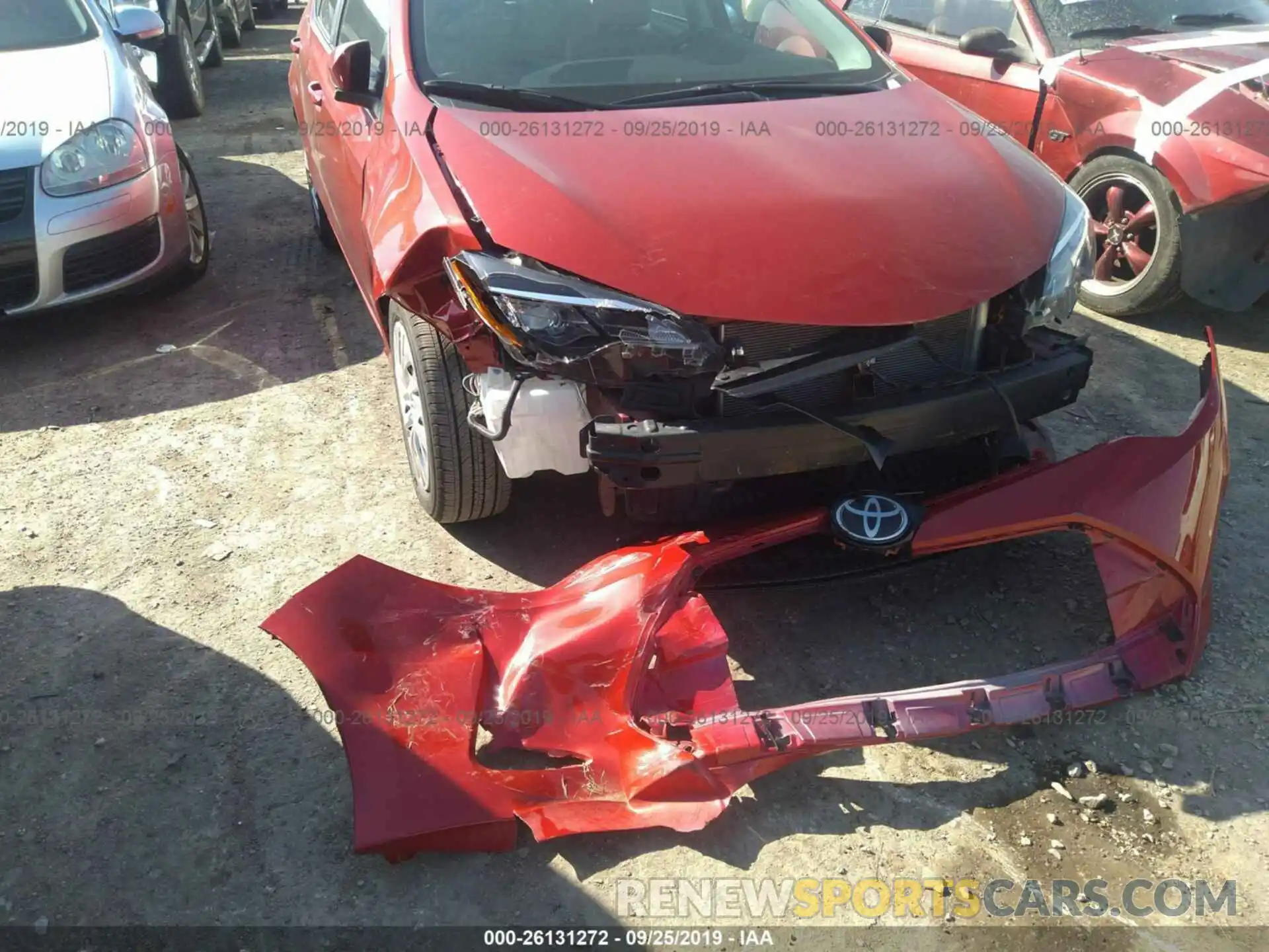 6 Photograph of a damaged car 5YFBURHEXKP873216 TOYOTA COROLLA 2019