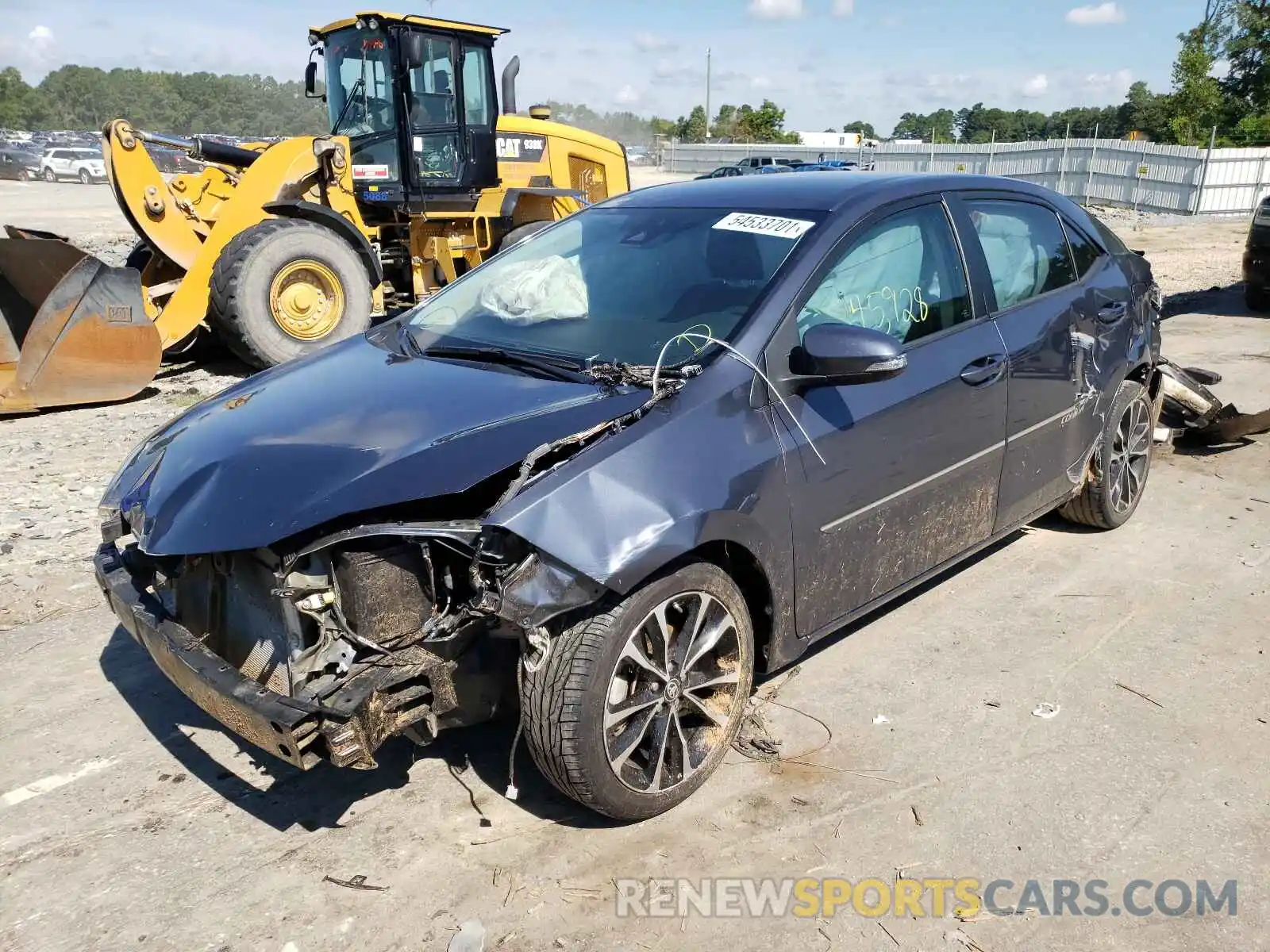 2 Photograph of a damaged car 5YFBURHEXKP873412 TOYOTA COROLLA 2019