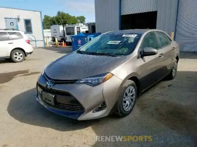 2 Photograph of a damaged car 5YFBURHEXKP873541 TOYOTA COROLLA 2019