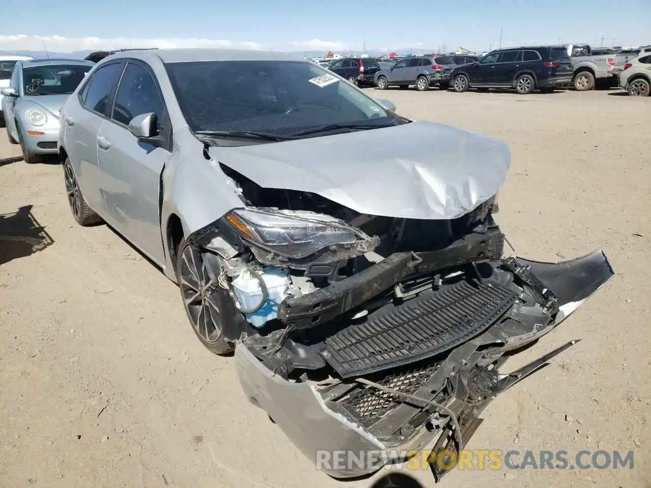 1 Photograph of a damaged car 5YFBURHEXKP873667 TOYOTA COROLLA 2019