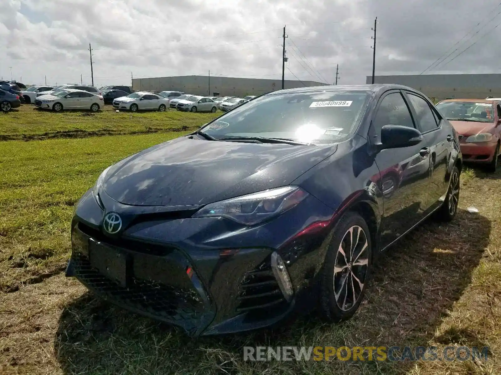 2 Photograph of a damaged car 5YFBURHEXKP876083 TOYOTA COROLLA 2019