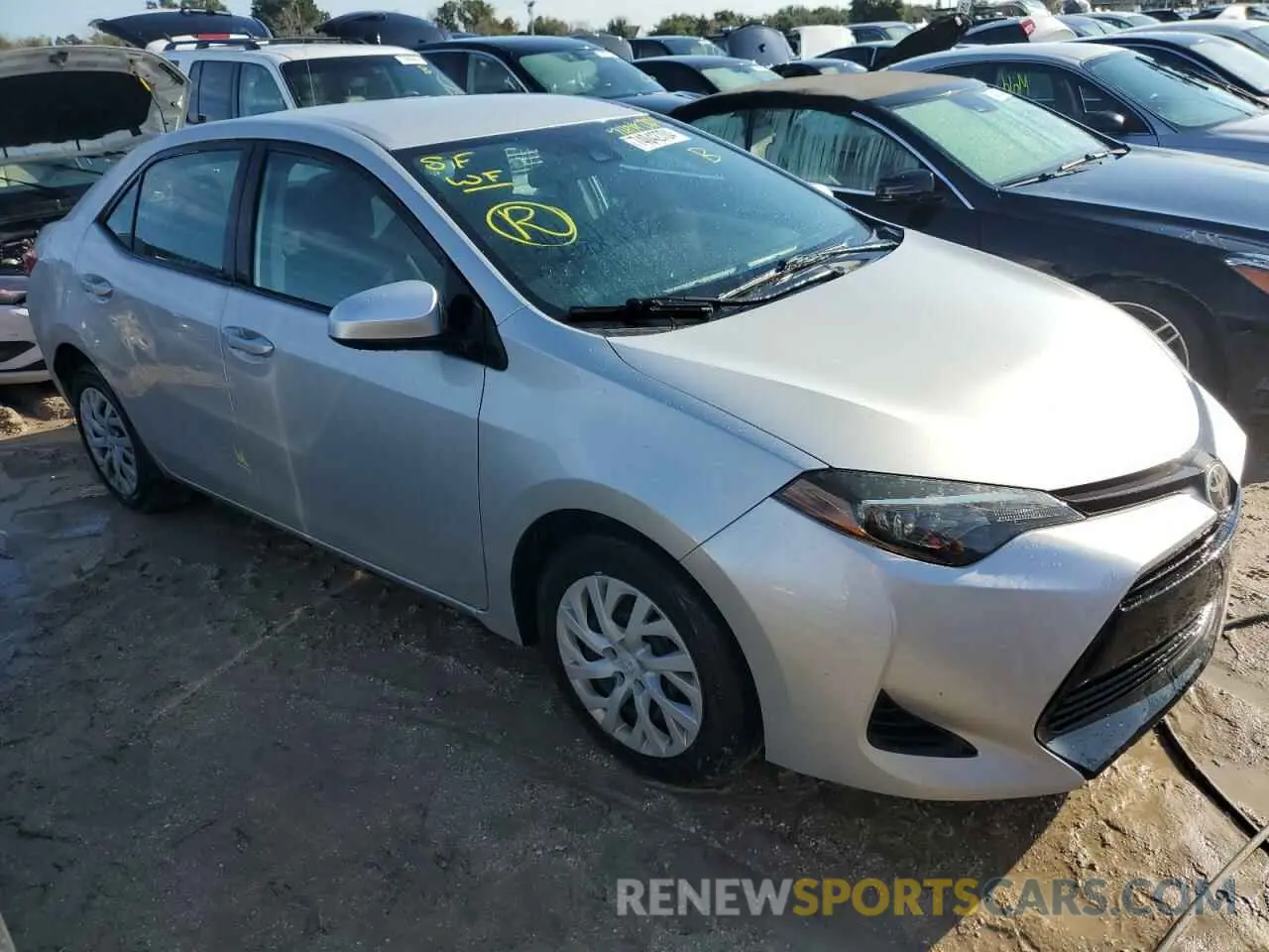 4 Photograph of a damaged car 5YFBURHEXKP878514 TOYOTA COROLLA 2019